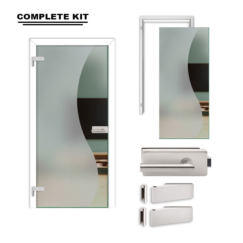 Hinged Glass Door Complete Kit GDH0038 Imex.do