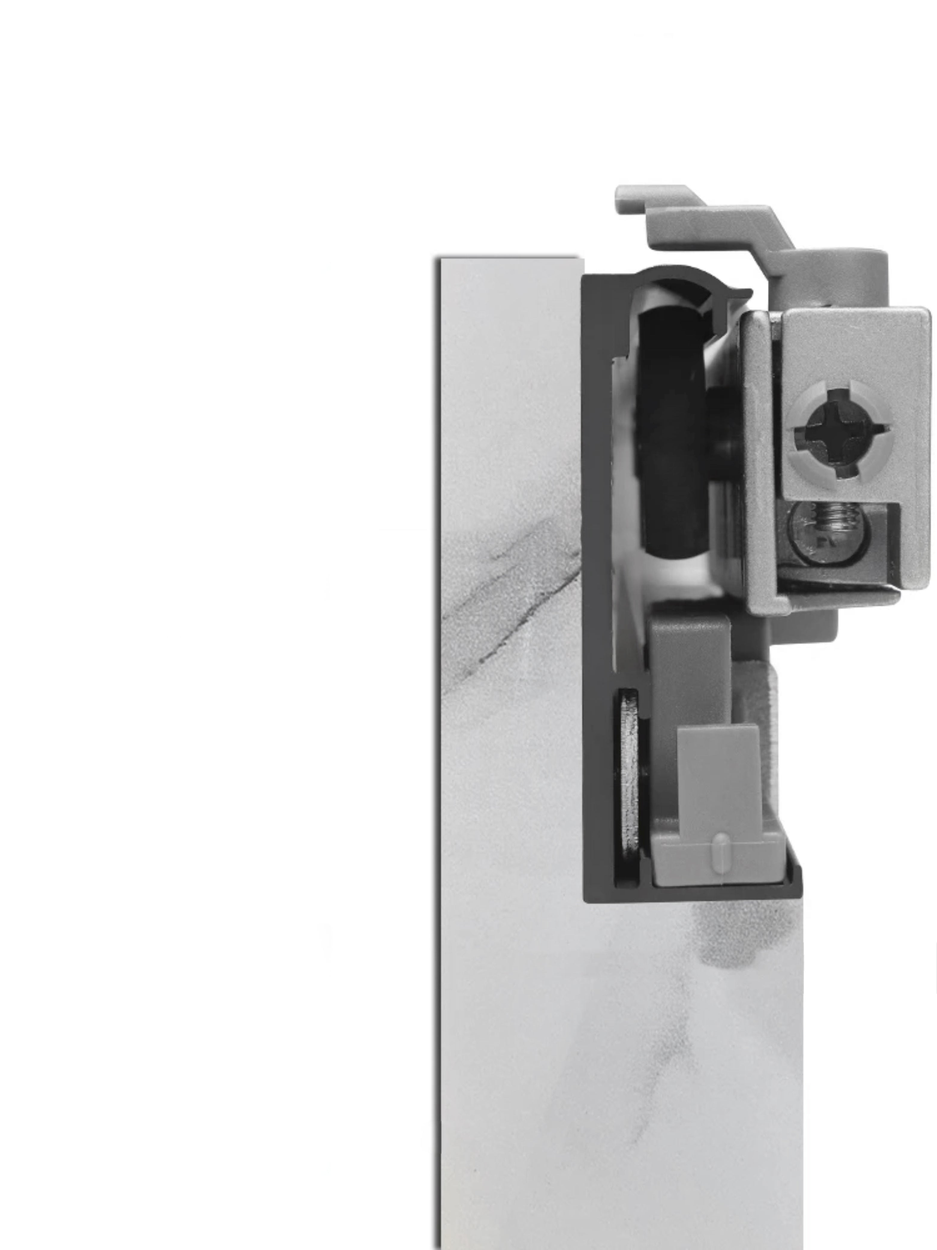 Flush Sliding Barn Door Hidden / Invisible Hardware FHID -1141 - DoorDiscounter