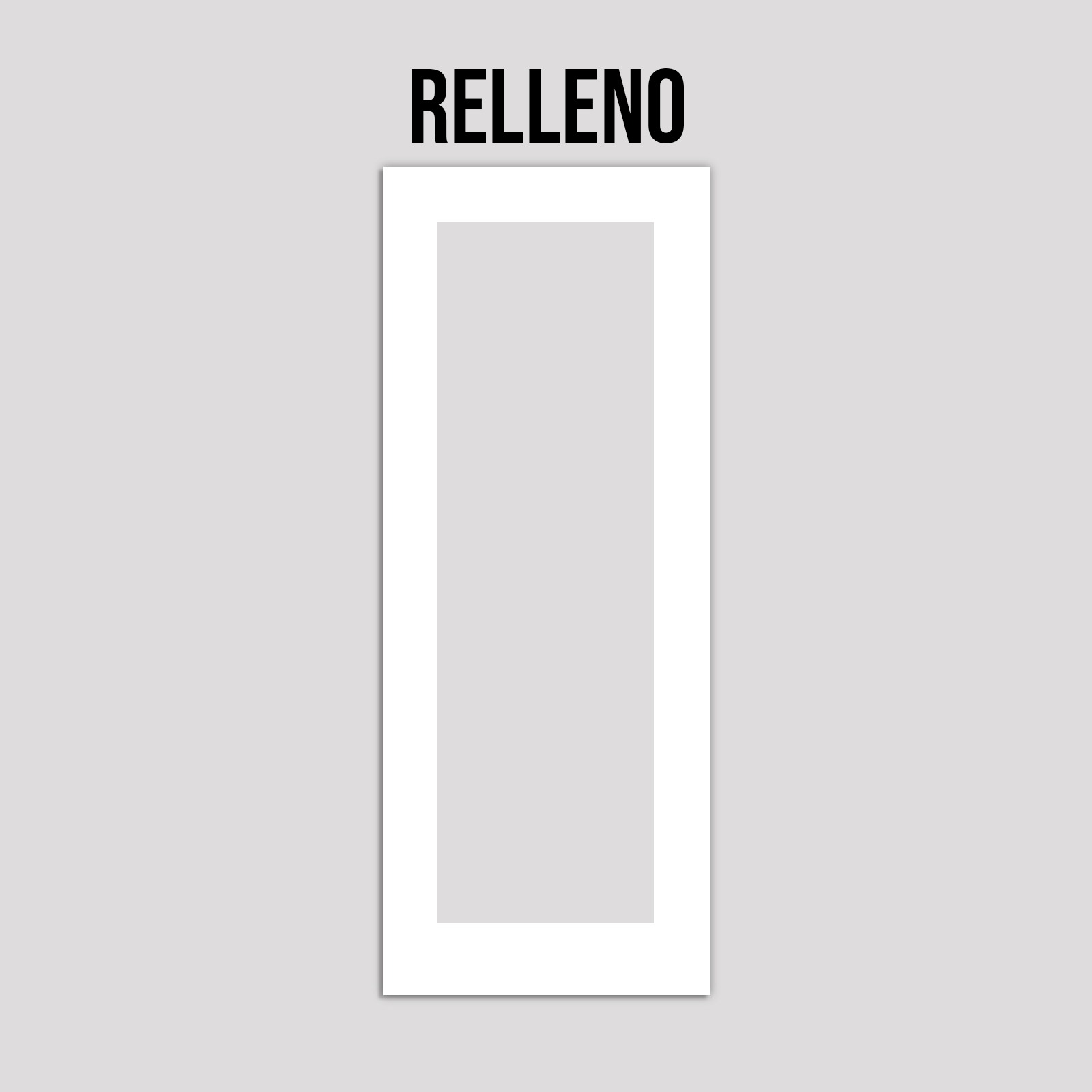 Puerta Interior Con Panel De Vidrio Esmerilado PIC1-1294