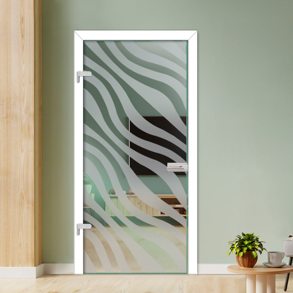 Puerta De Vidrio  Con Bisagras PCH1-2774