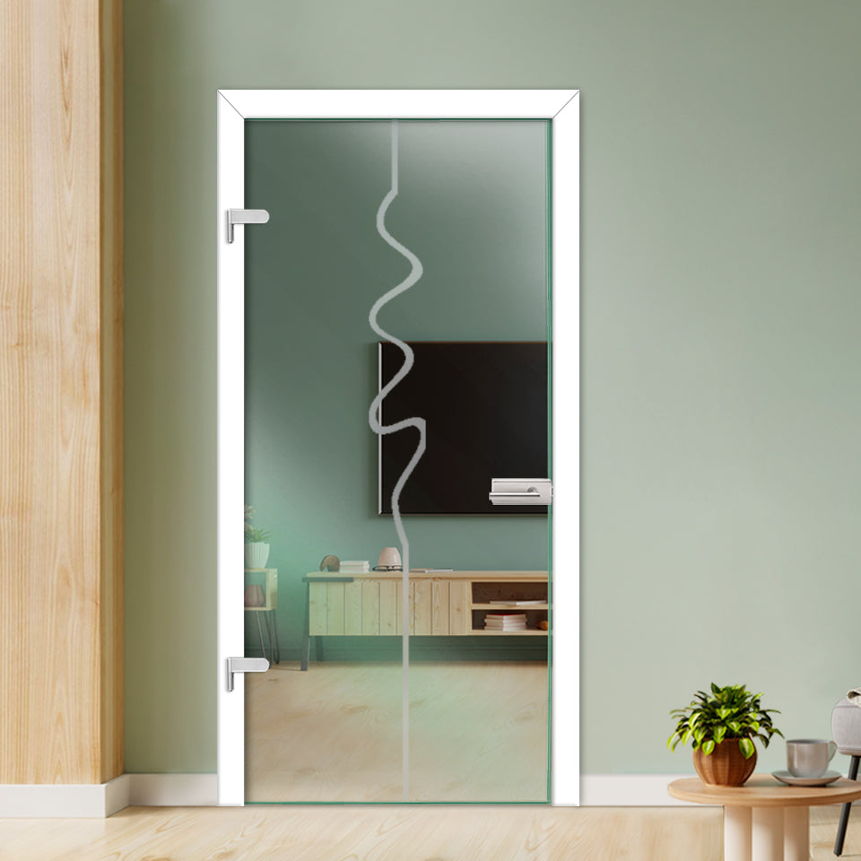 Puerta De Vidrio Con Bisagras PCH1-2773