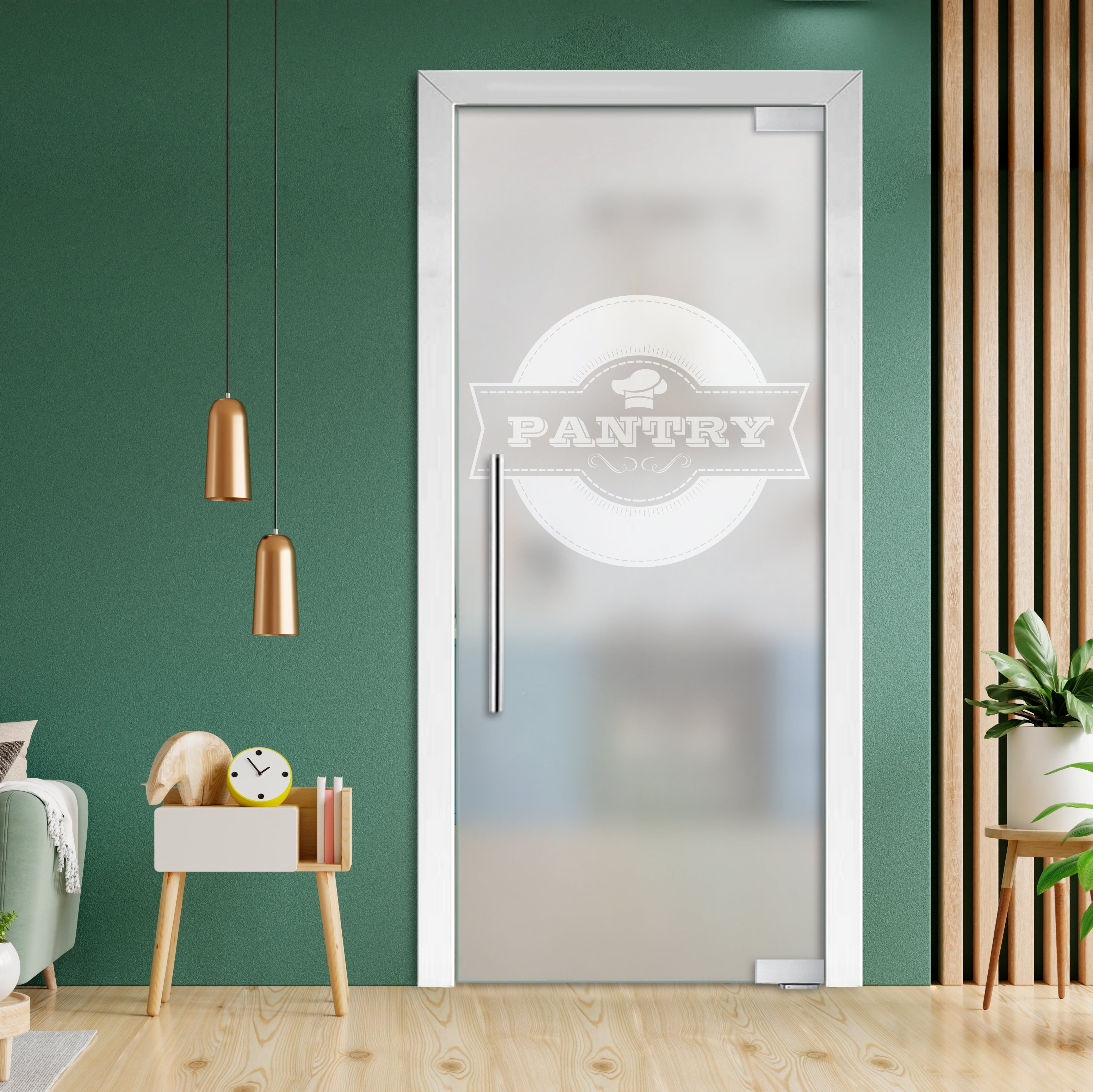 Puerta De Vidrio Pivotante Con Bisagras De Cierre Automático PCP1-1995