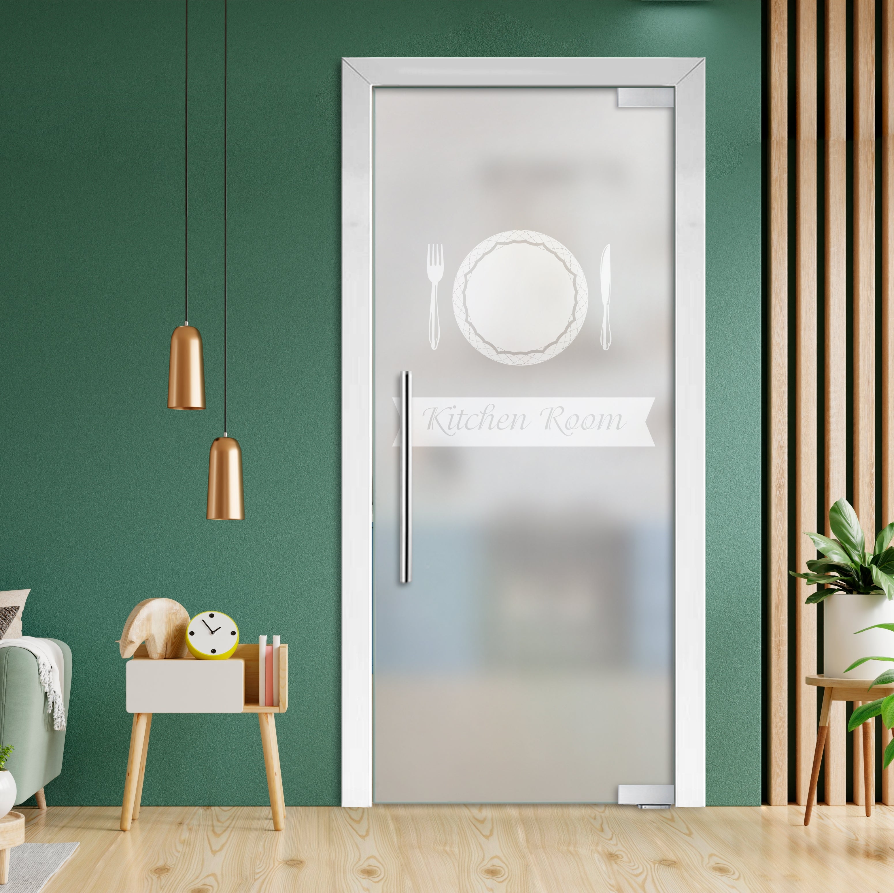 Puerta De Vidrio Pivotante Con Bisagras De Cierre Automático PCP1-2000