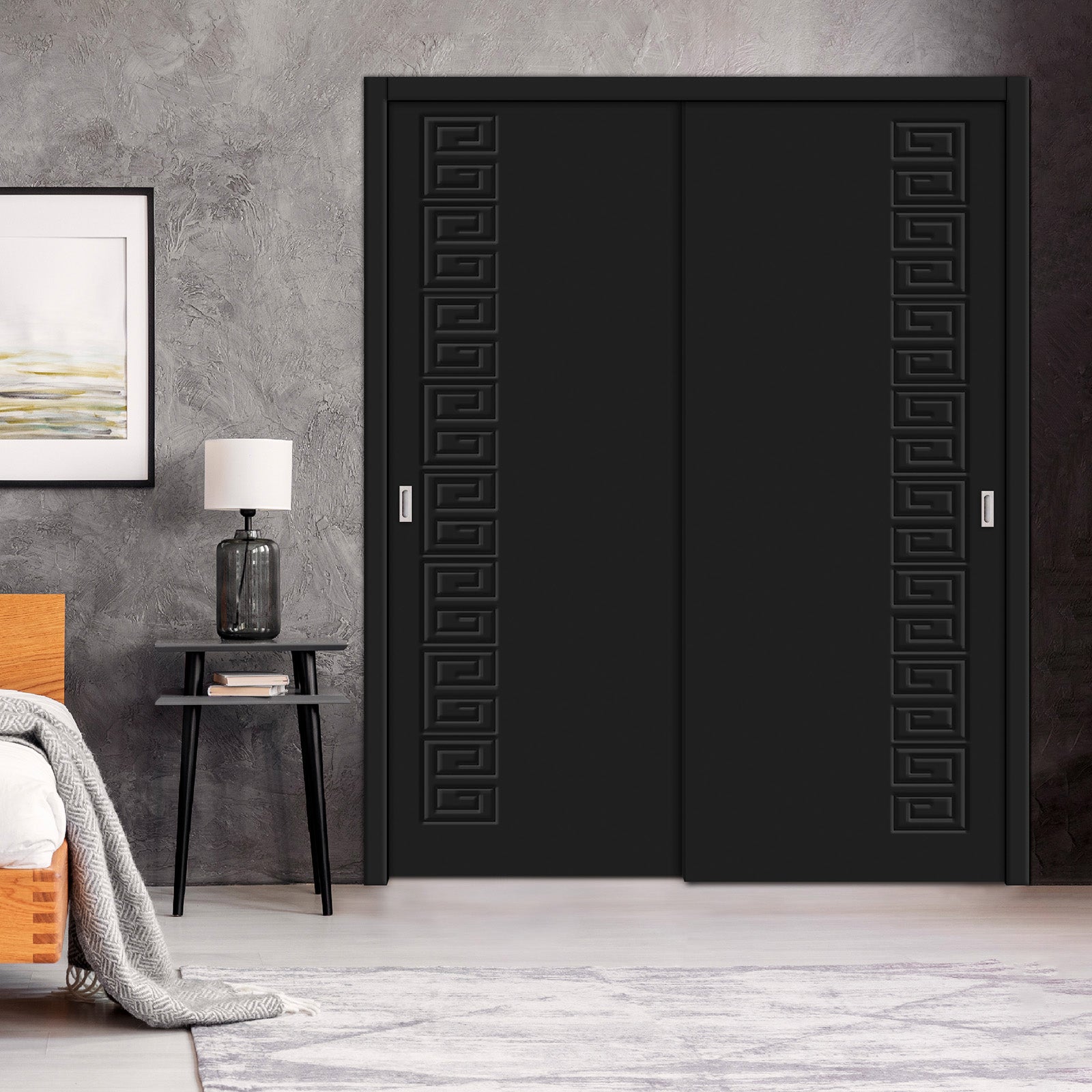Closet de 2 Puertas Con Diseño Grabado en CNC 2PDG - 4210