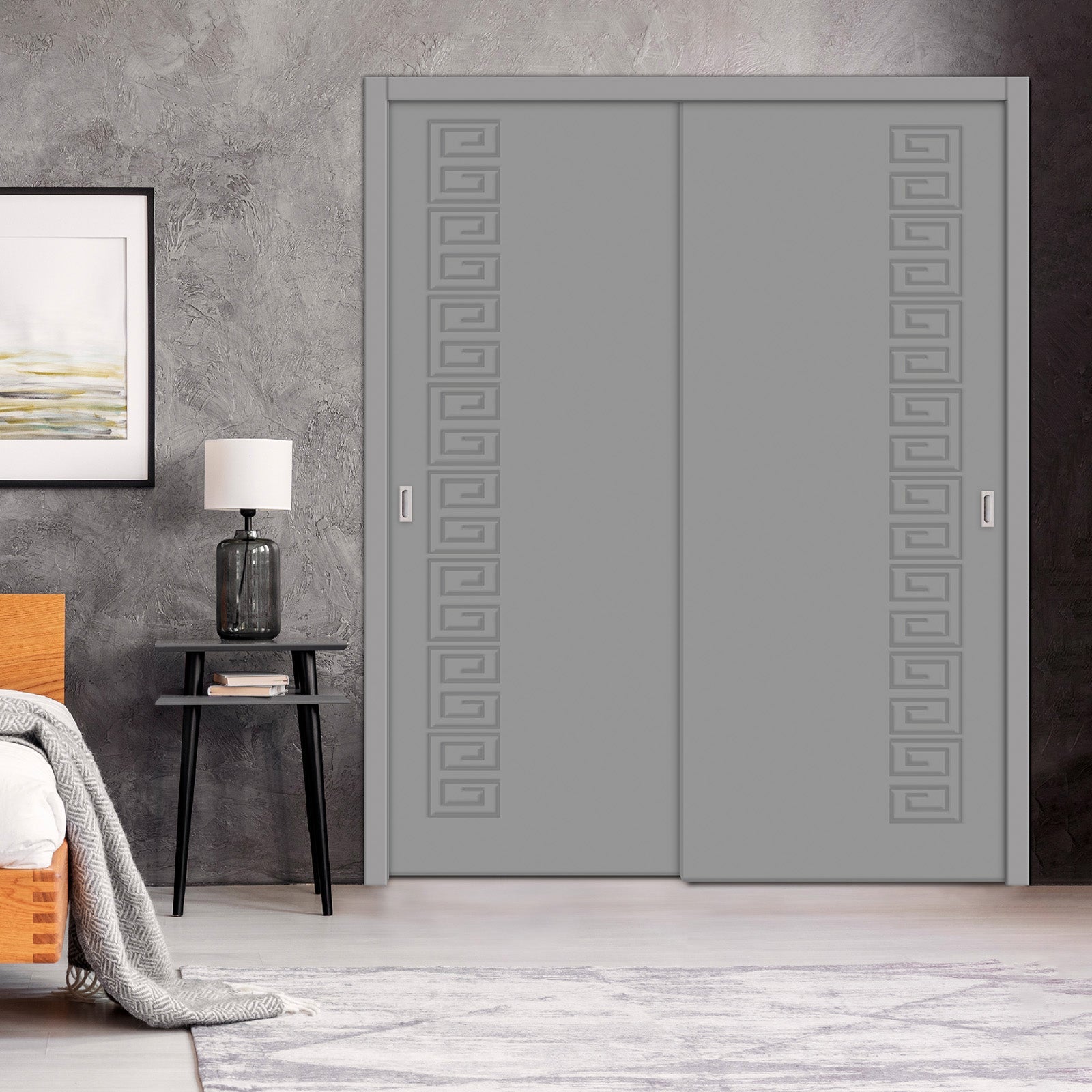 Closet de 2 Puertas Con Diseño Grabado en CNC 2PDG - 4210