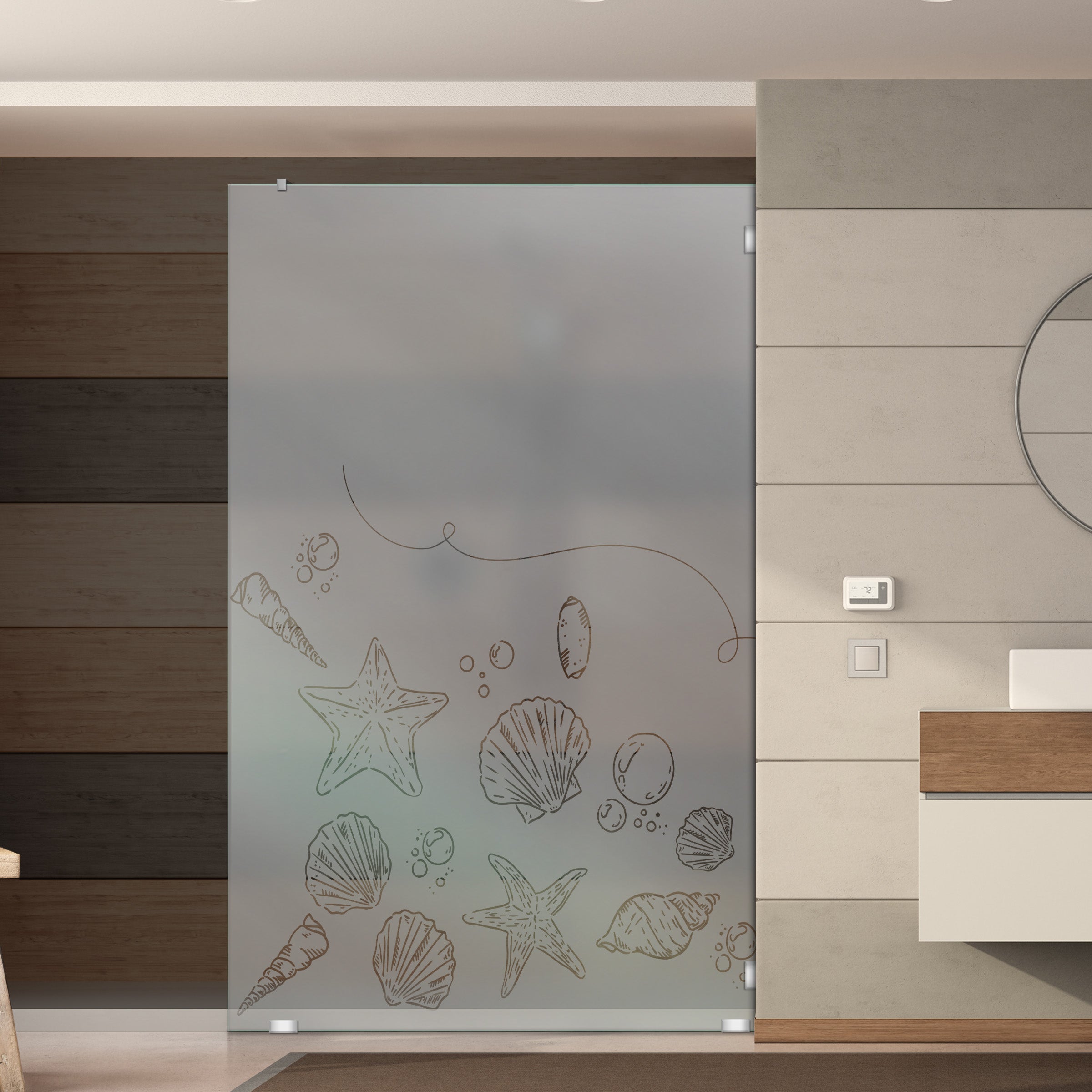 Mamparas Fijas Con Diseño GSFF-1002