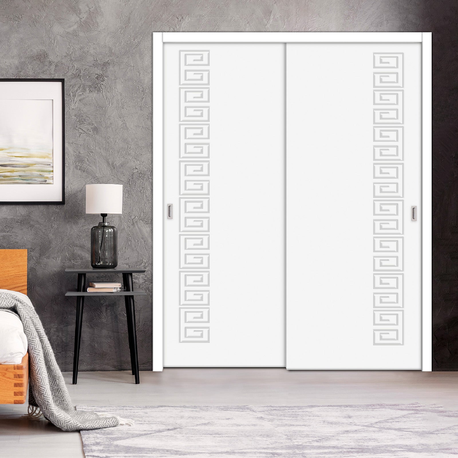 Closet de 2 Puertas Con Diseño Grabado en CNC 2PDG - 4210