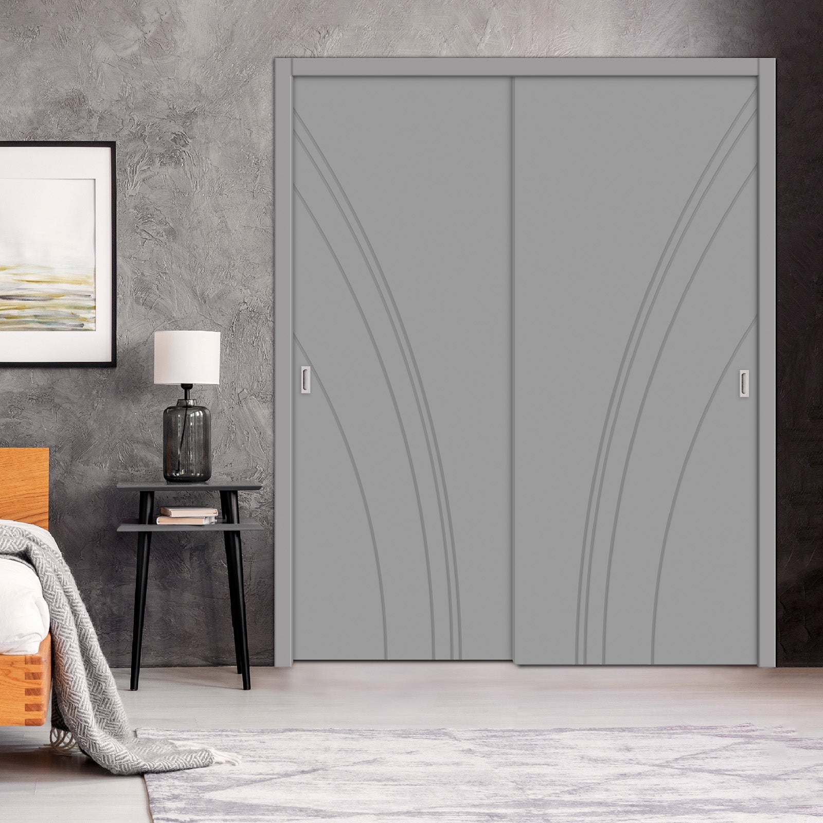 Closet de 2 Puertas Con Diseño Grabado en CNC 2PDG - 4192