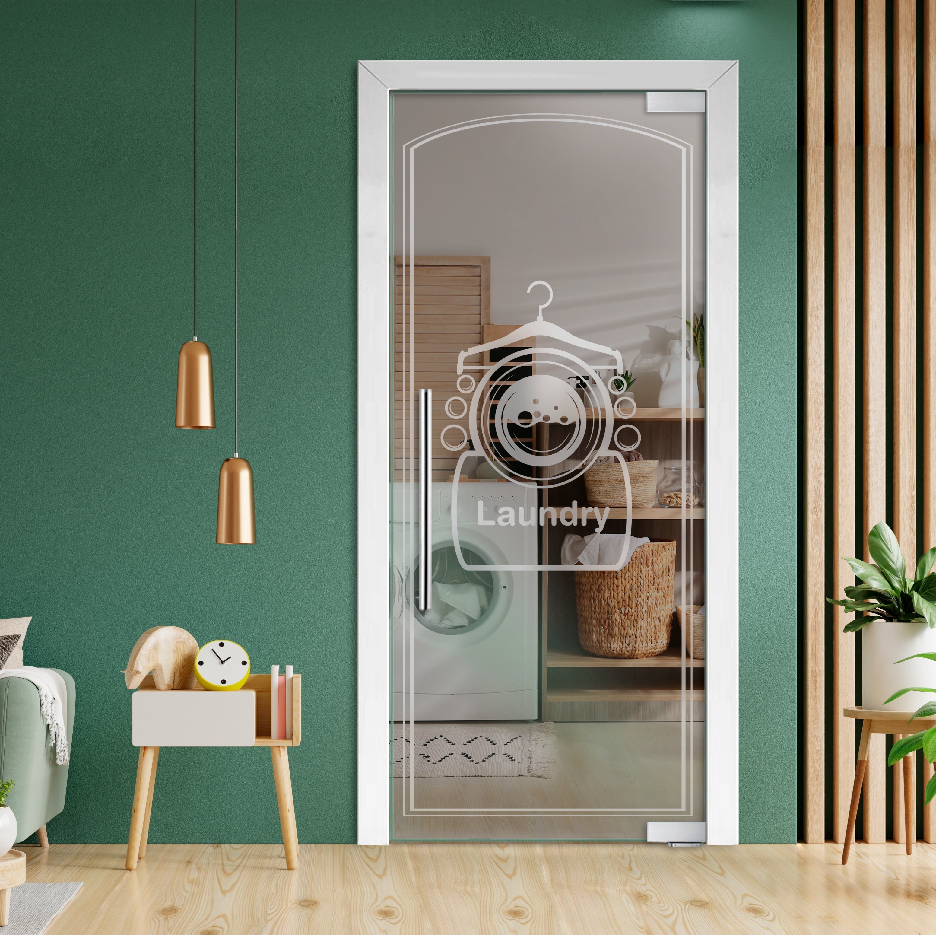 Puerta De Vidrio Pivotante Con Bisagras De Cierre Automático  PCP1-2020
