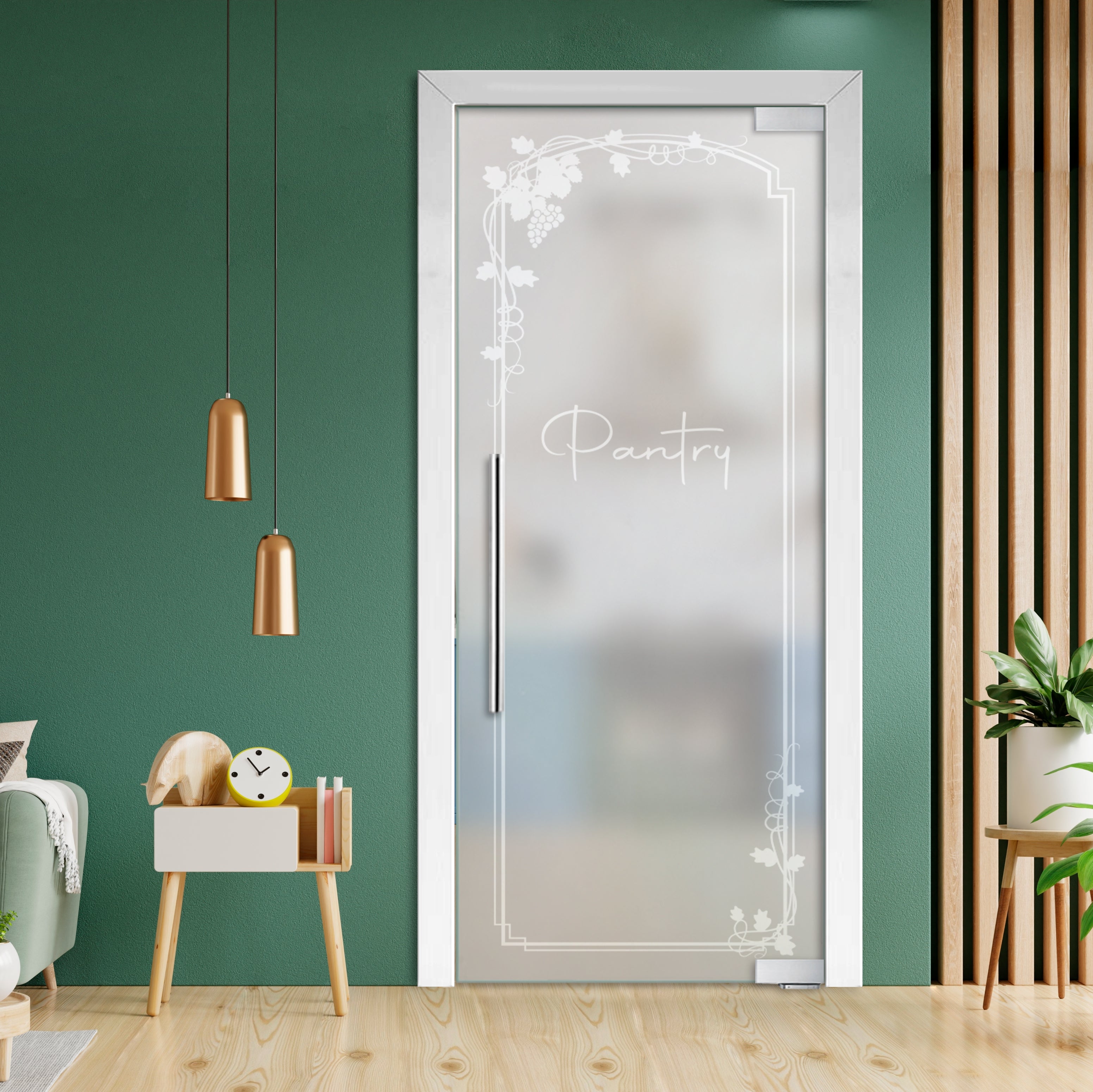 Puerta De Vidrio Pivotante Con Bisagras De Cierre Automático PCP1-2013