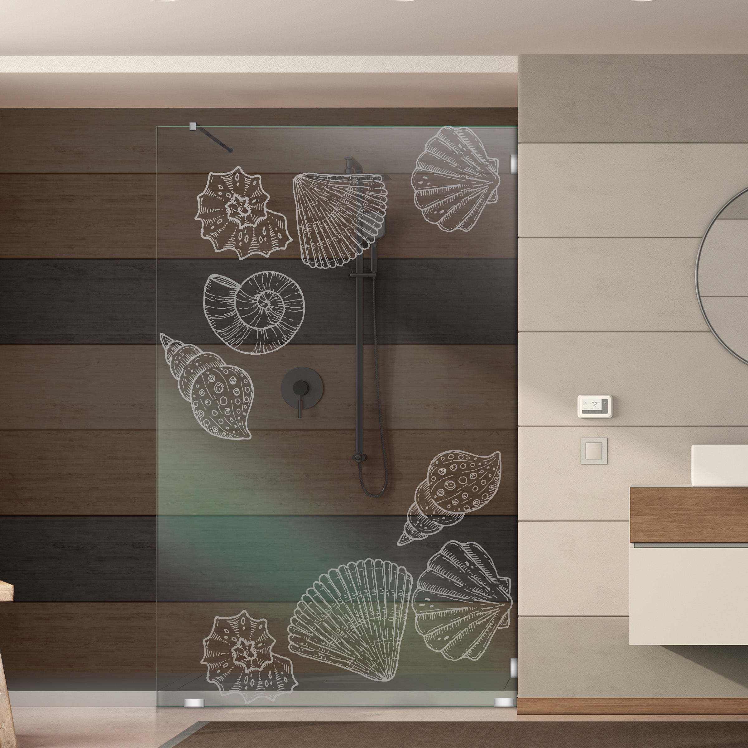 Mamparas Fijas Con Diseño GSFF-1007