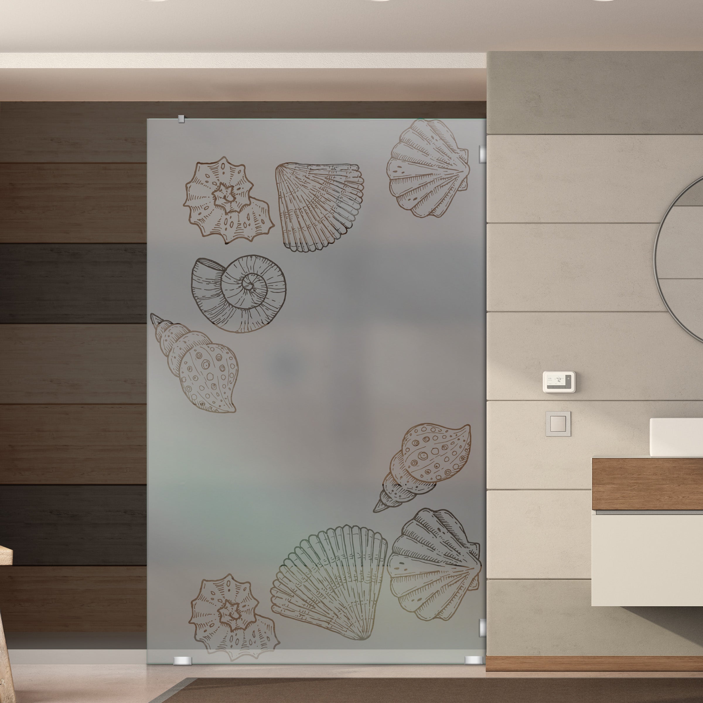 Mamparas Fijas Con Diseño GSFF-1007