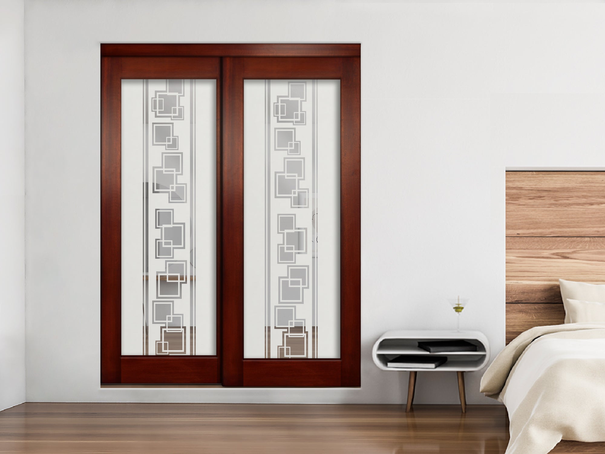 Puerta De Armario Efecto Espejo Bypass PEF2-1945