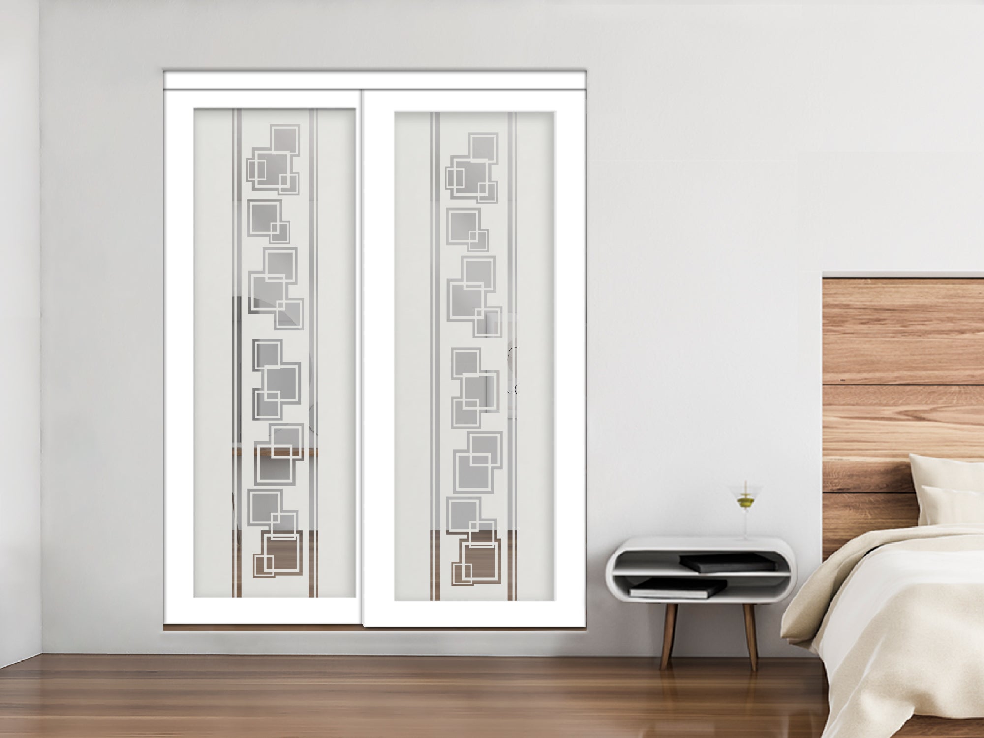 Puerta De Armario Efecto Espejo Bypass PEF2-1945