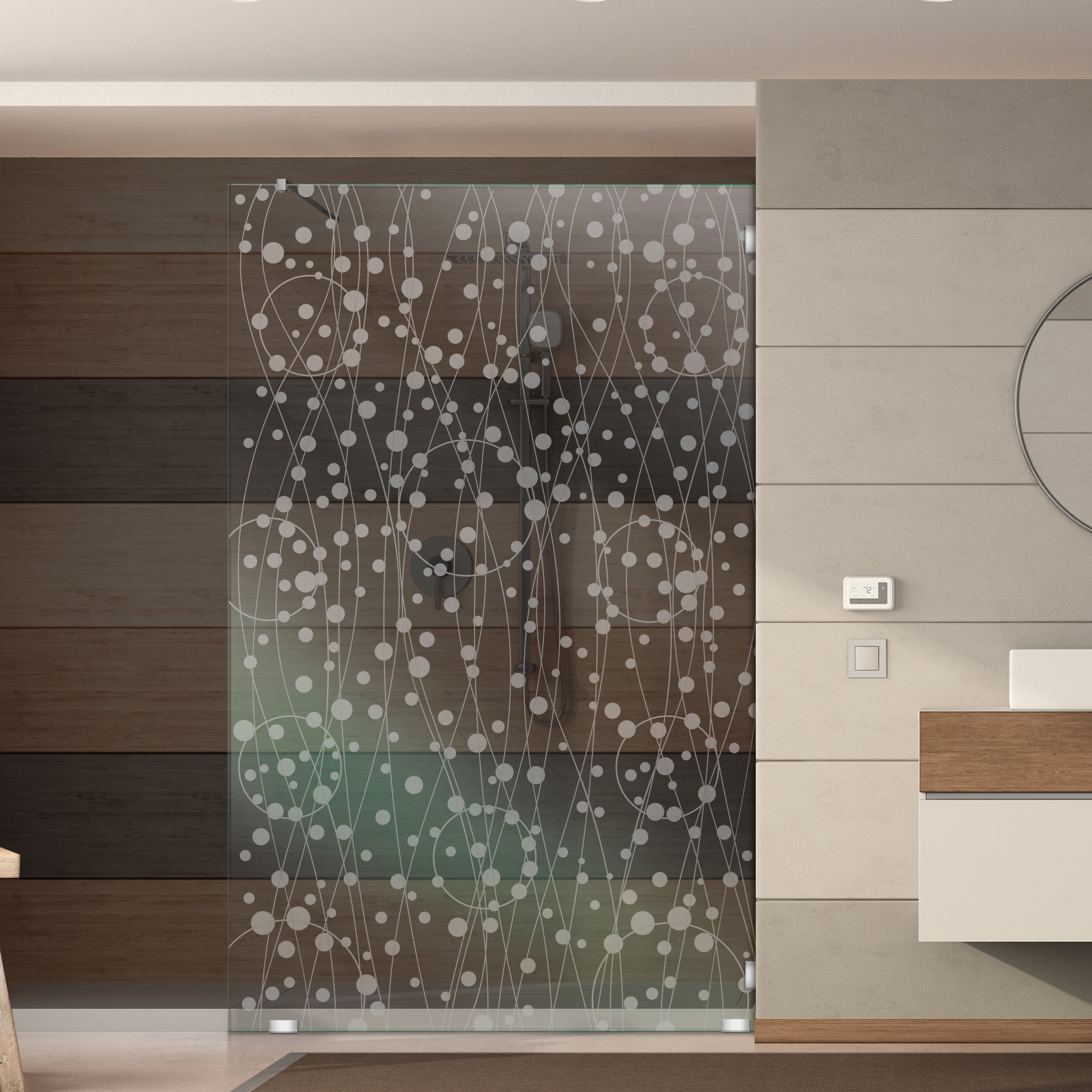 Mamparas Fijas Con Diseño GSFF-1010