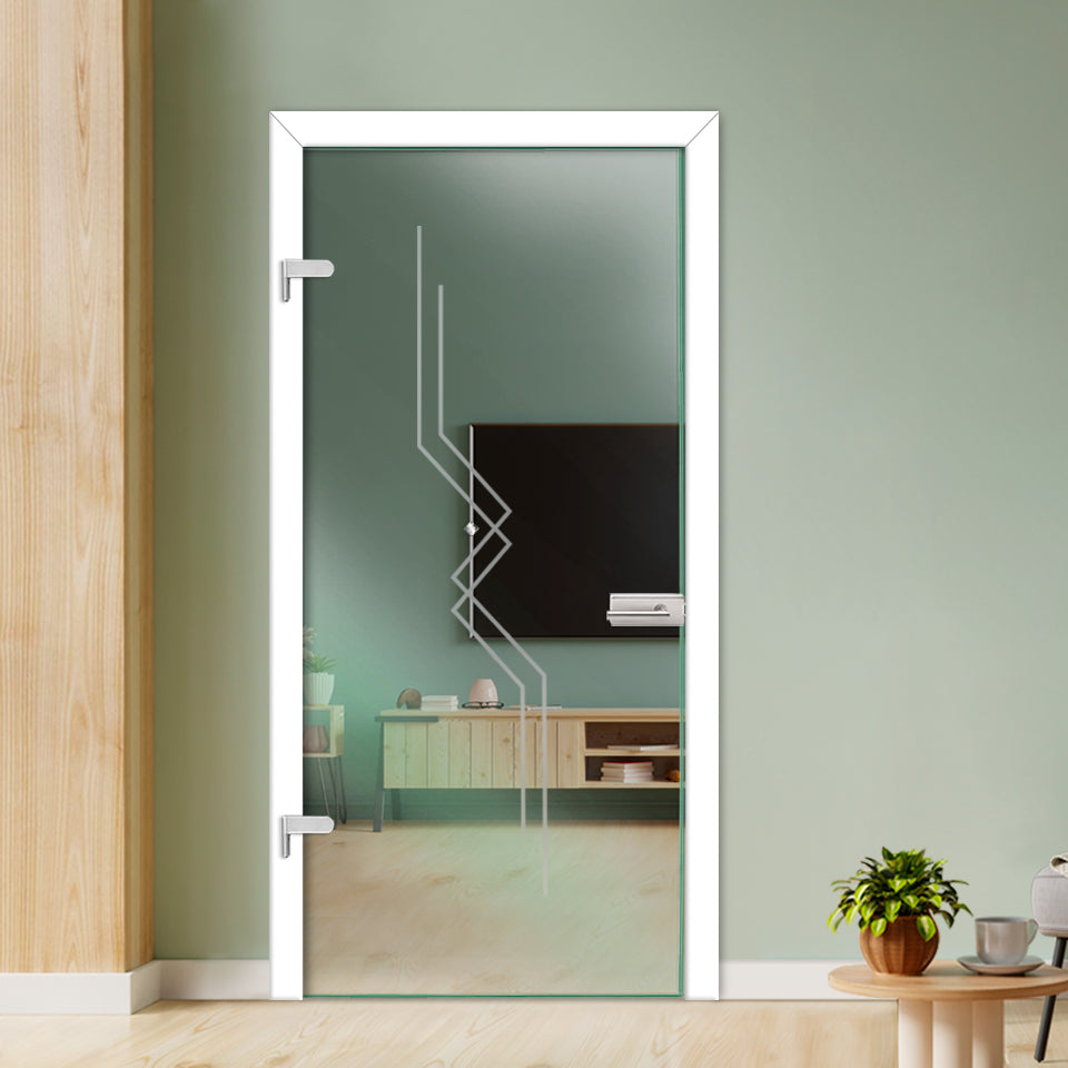 Puerta De Vidrio Con Bisagras PCH1-2769