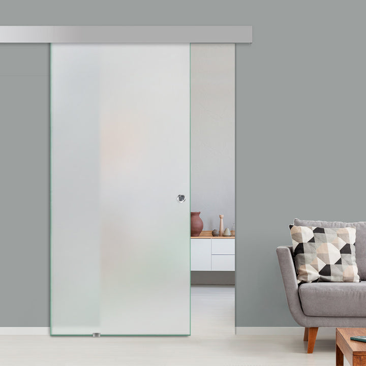 Puerta Corrediza De Vidrio Templado ALU100 PCA1 - 1350