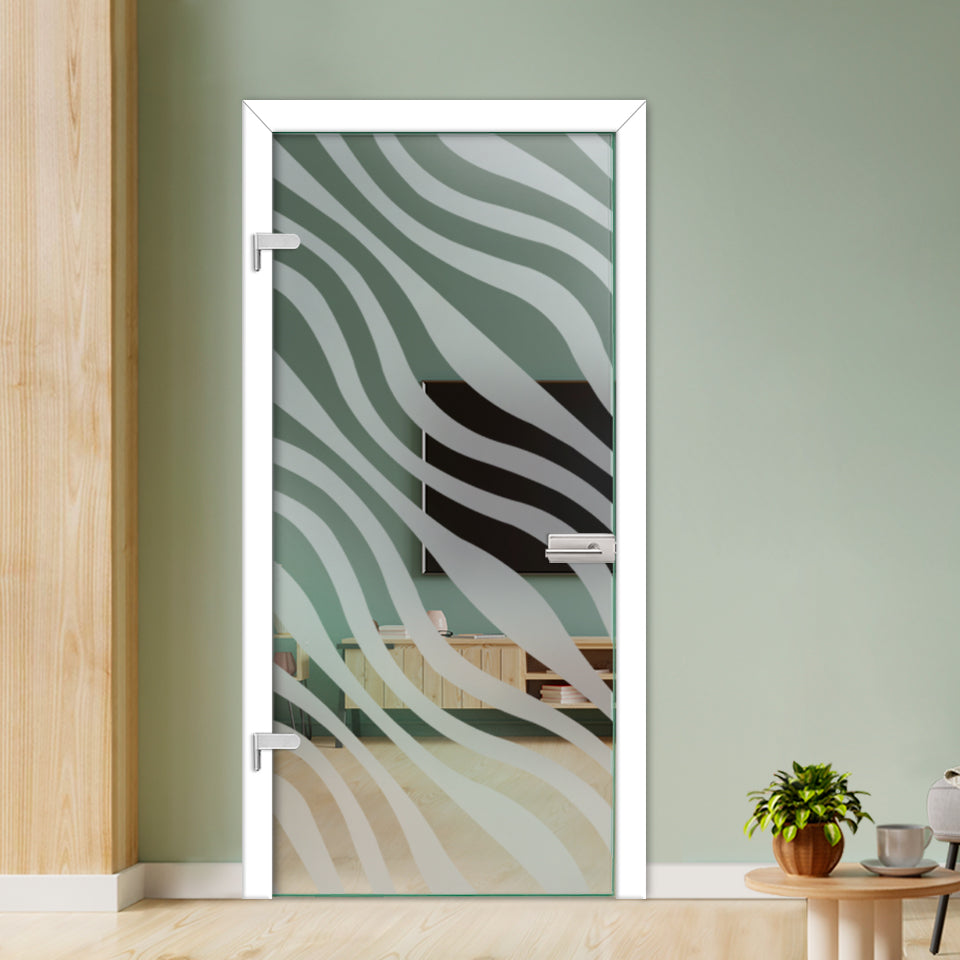 Puerta De Vidrio  Con Bisagras PCH1-2774