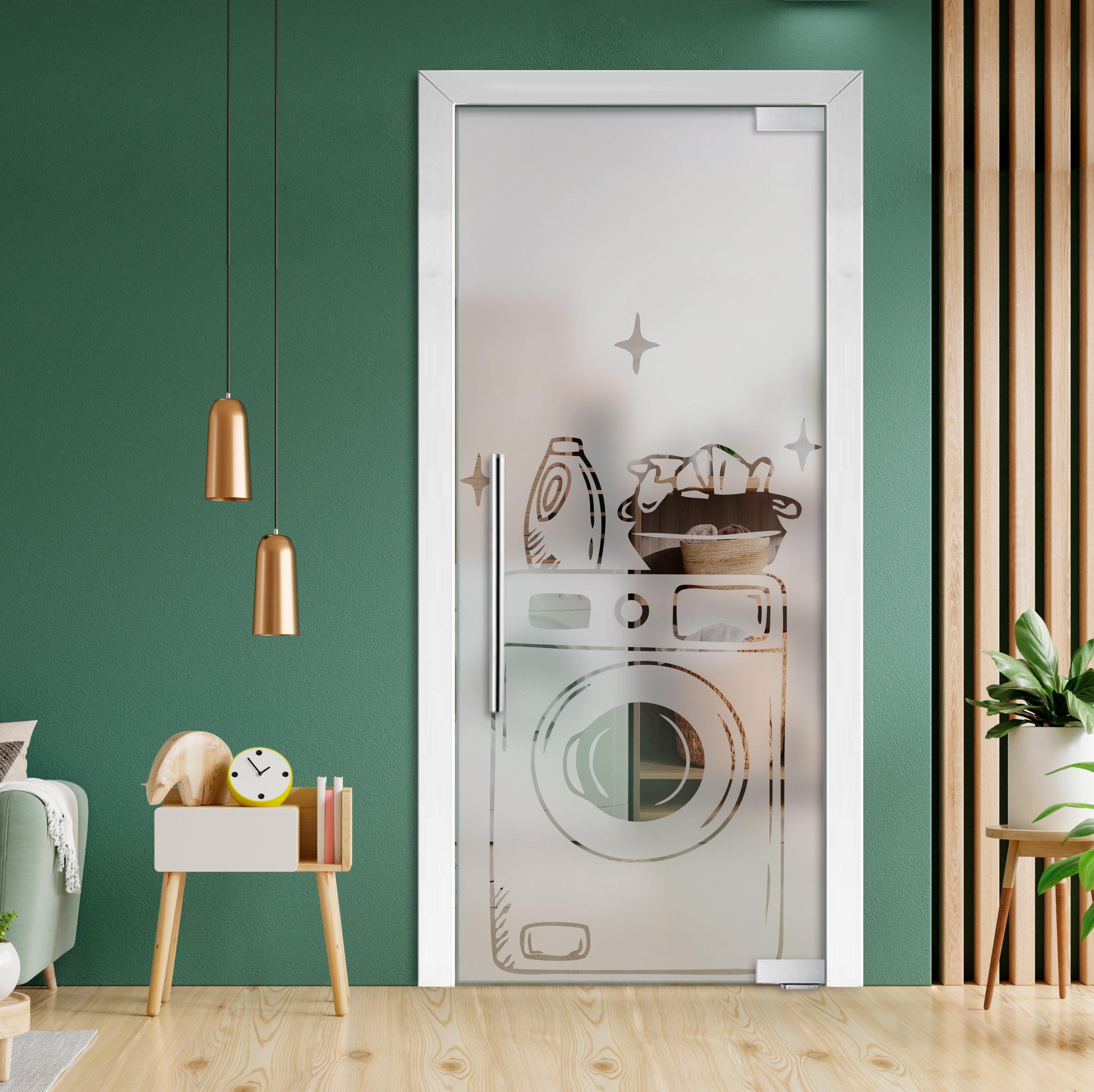 Puerta De Vidrio Pivotante Con Bisagras De Cierre Automático PCP1-2026