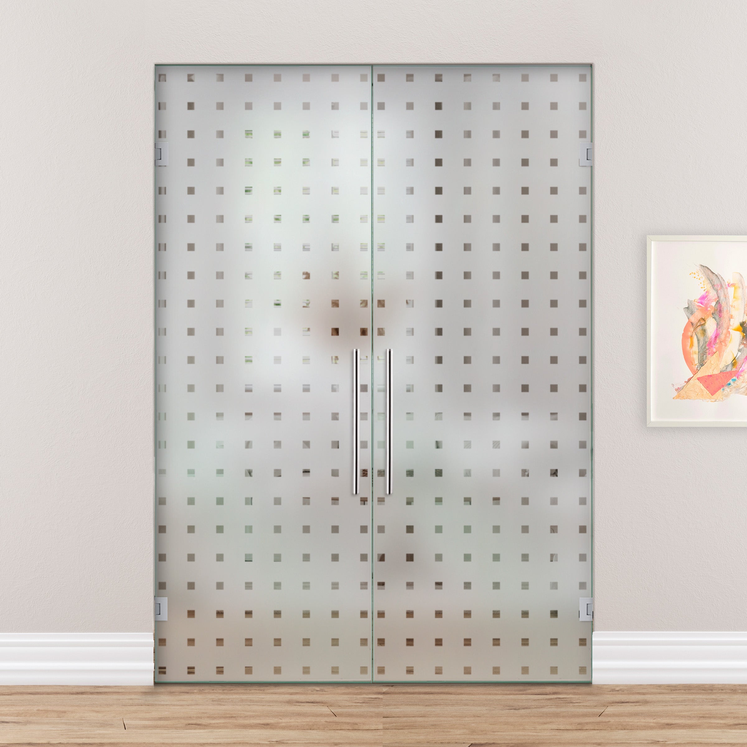 Puerta De Cristal Giratoria Doble PVB2-2155