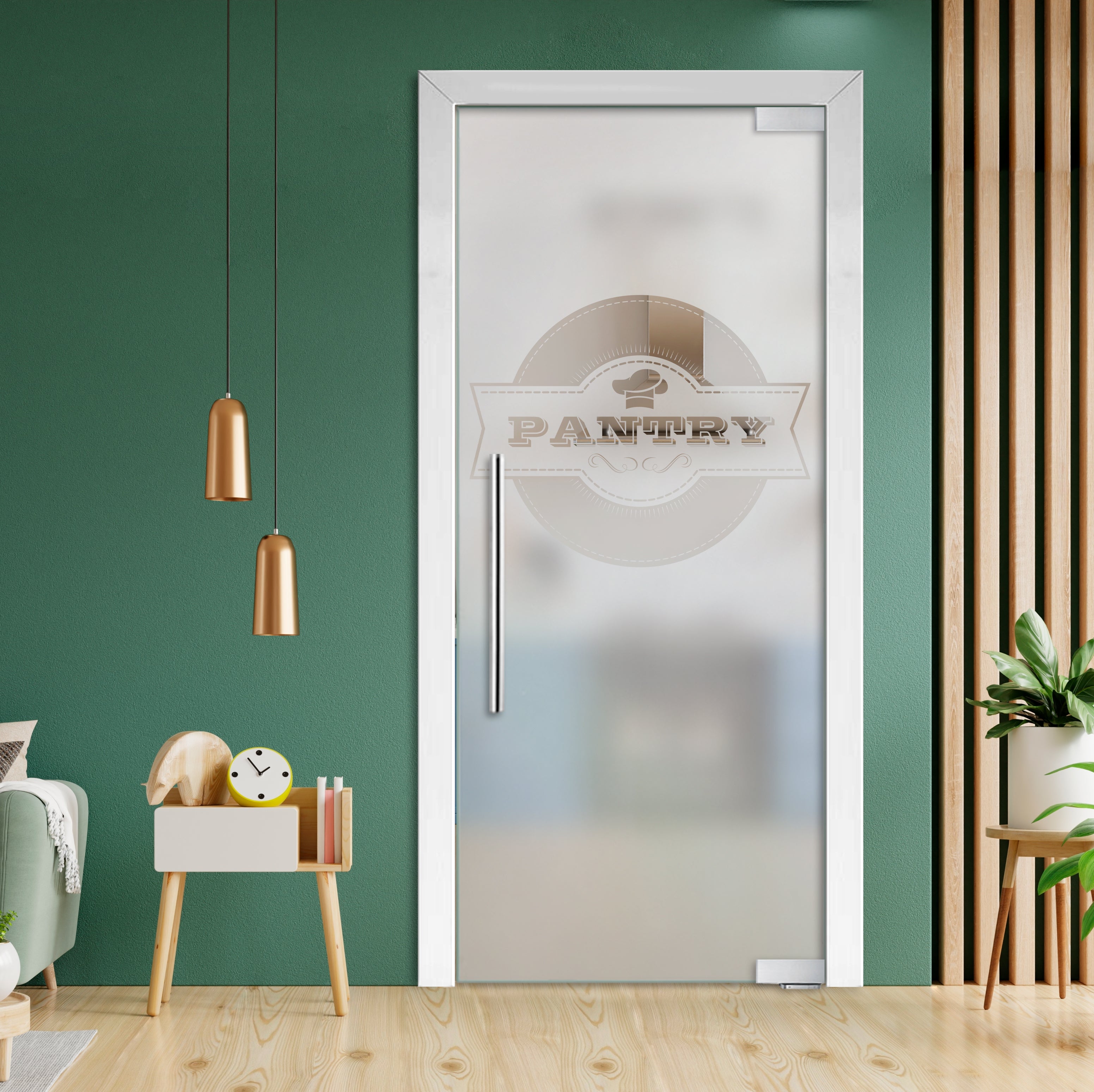 Puerta De Vidrio Pivotante Con Bisagras De Cierre Automático PCP1-1995