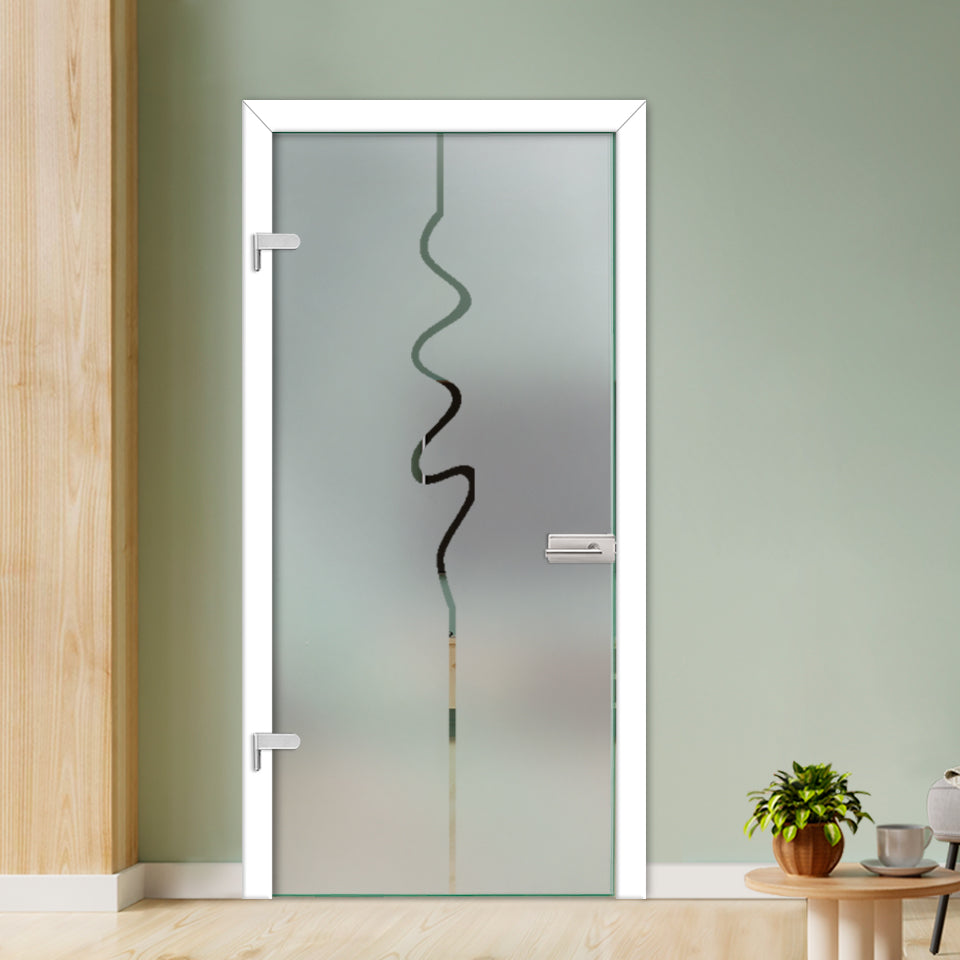 Puerta De Vidrio Con Bisagras PCH1-2773