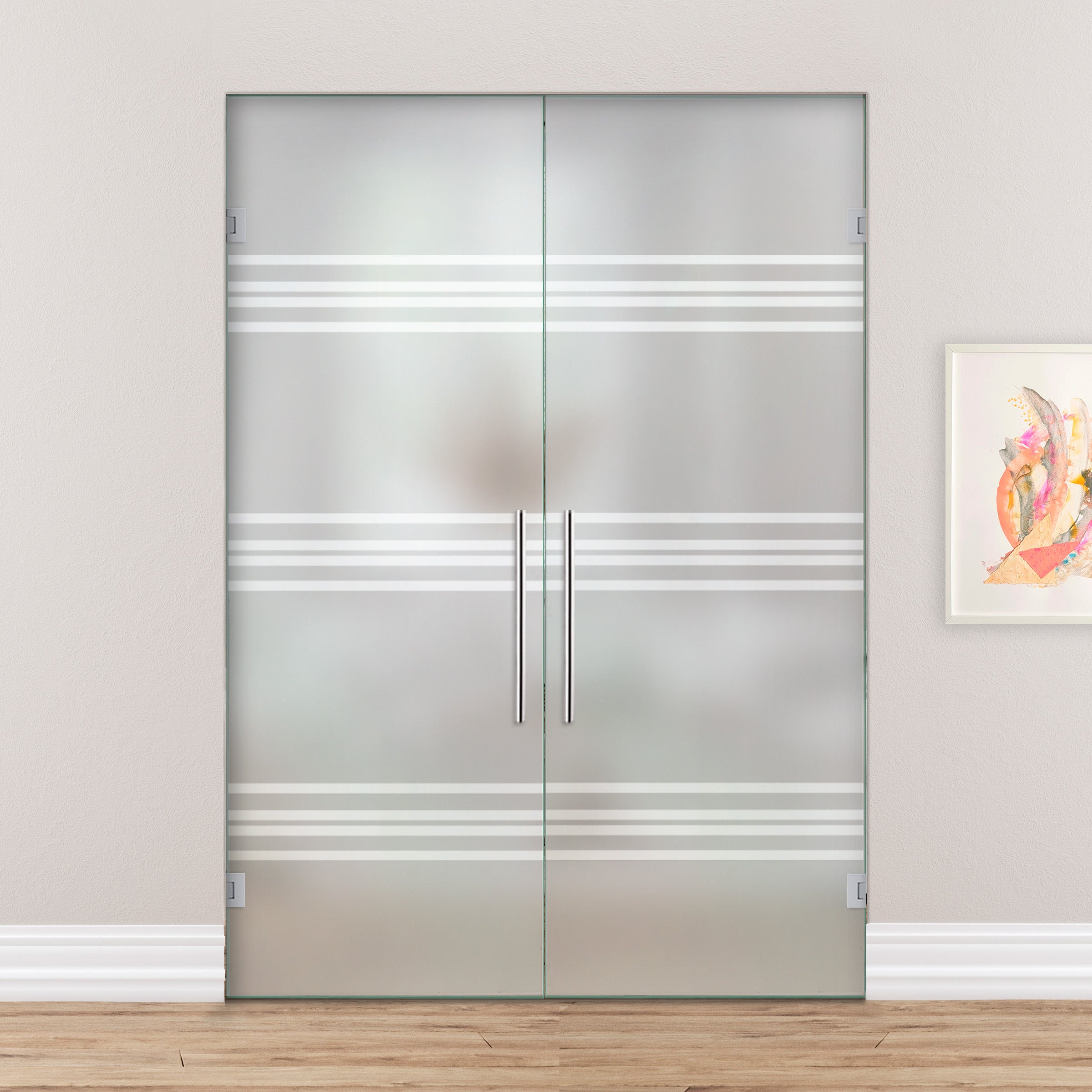 Puerta De Cristal Giratoria Doble PVB2-2160