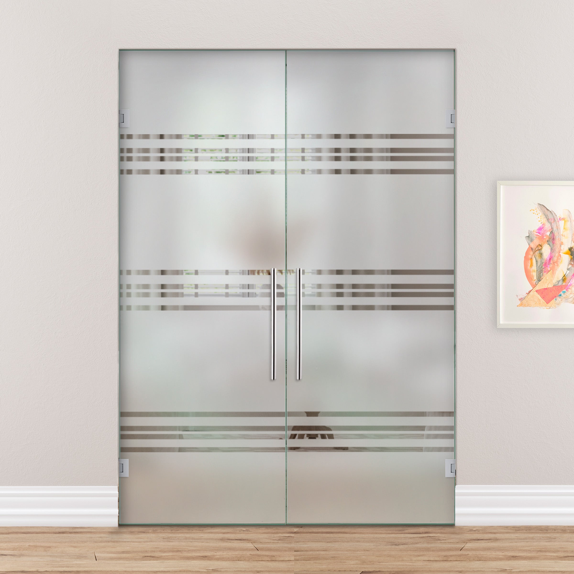 Puerta De Cristal Giratoria Doble PVB2-2160