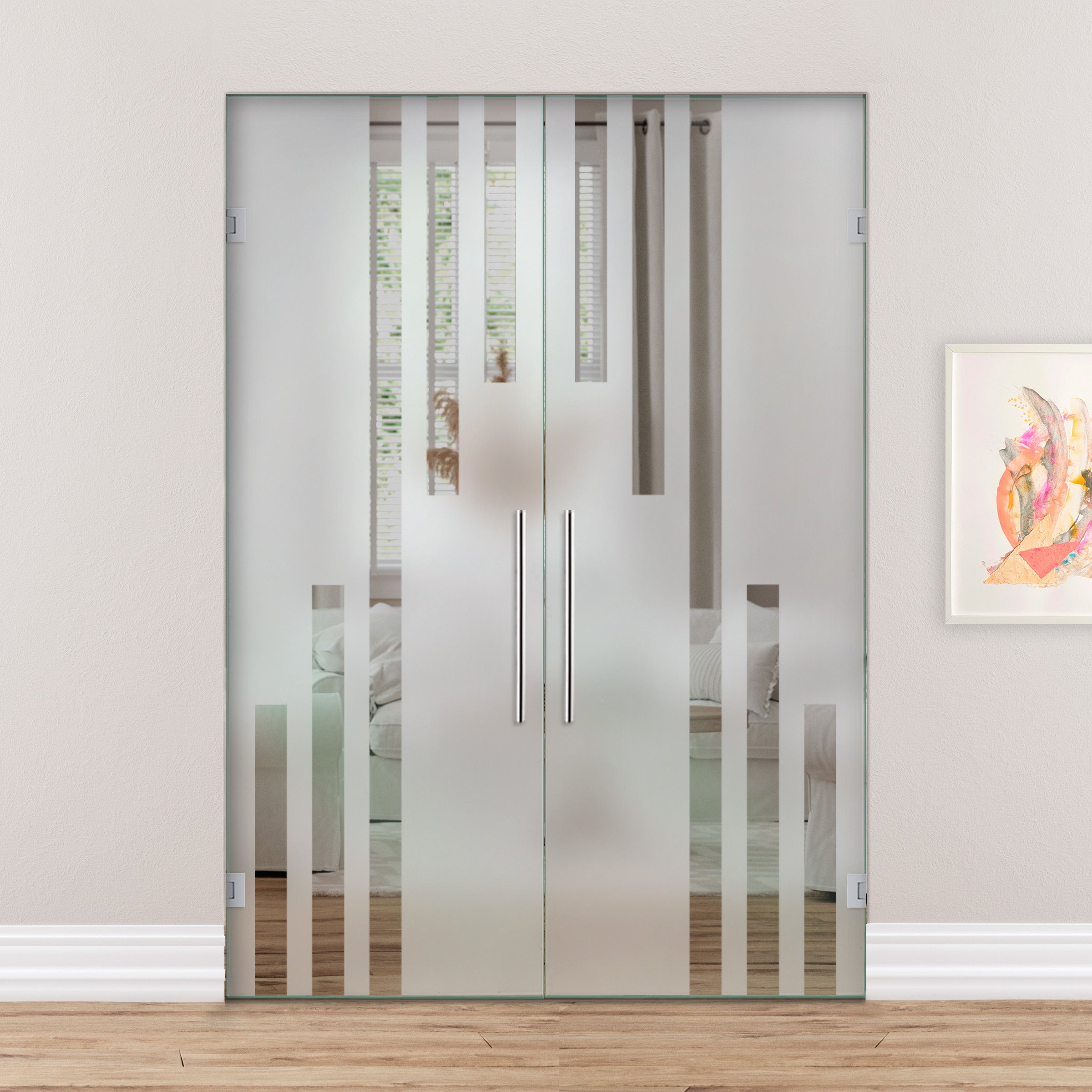 Puerta De Cristal Giratoria Doble PVB2-2161