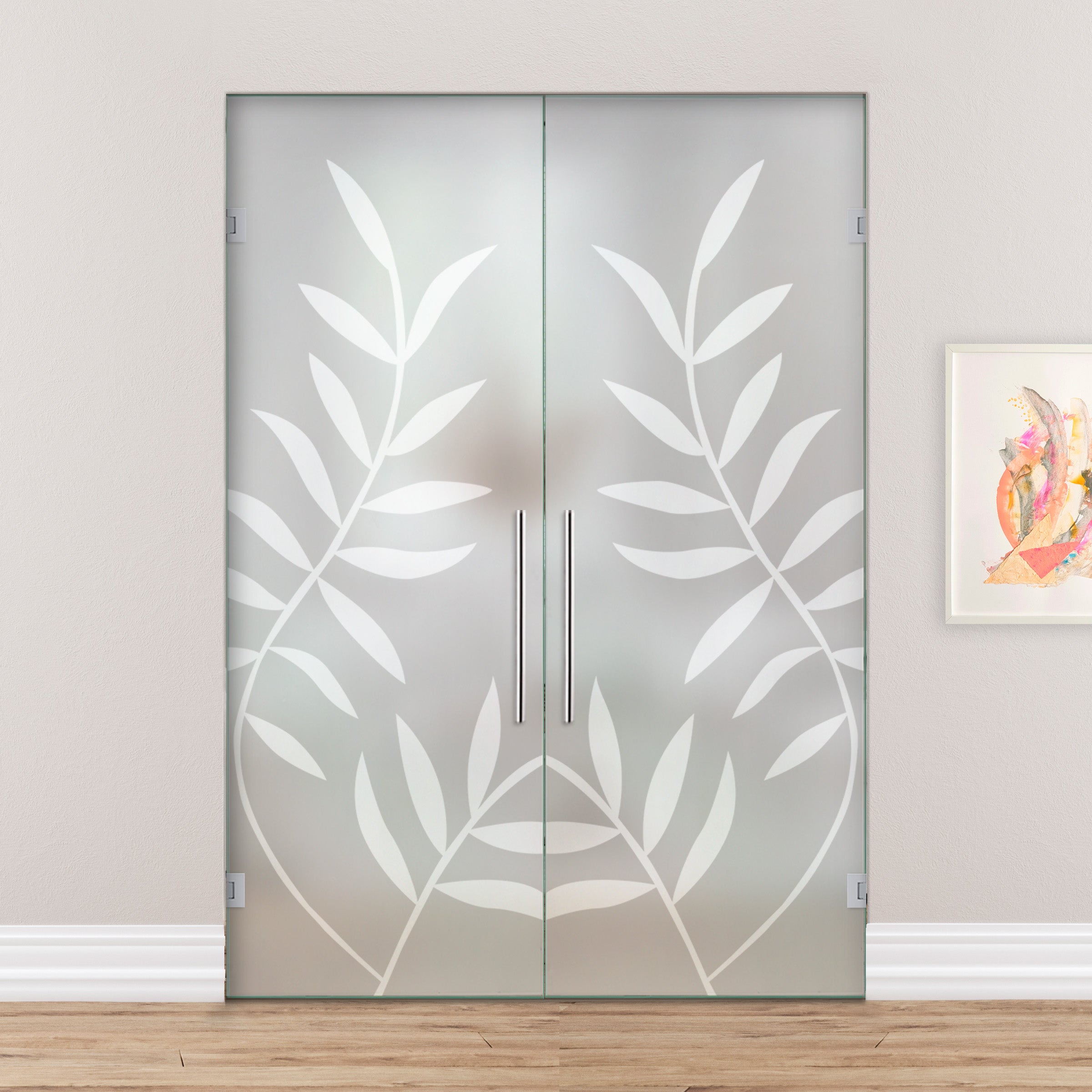 Puerta De Cristal Giratoria Doble PVB2-2162