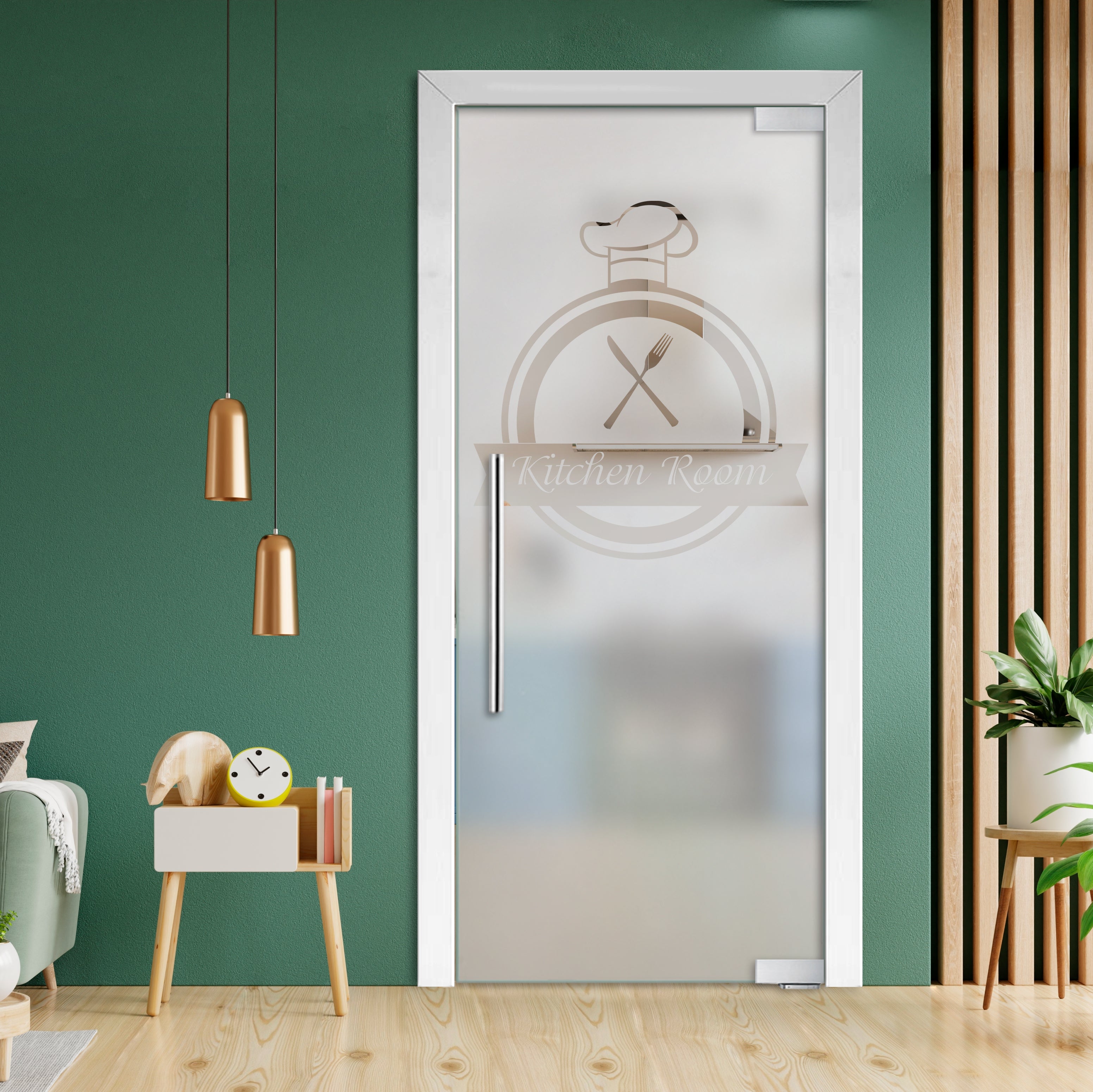 Puerta De Vidrio Pivotante Con Bisagras De Cierre Automático PCP1-1999