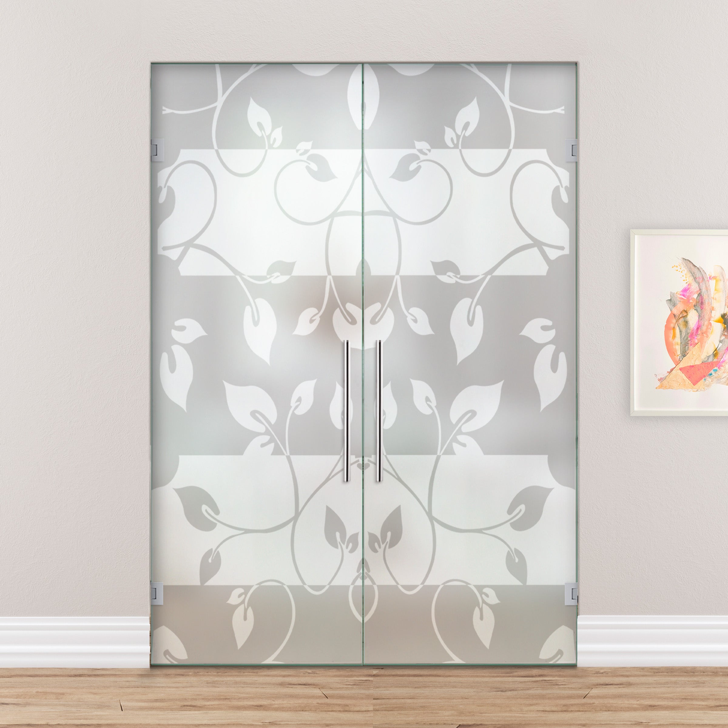 Puerta De Cristal Giratoria Doble PVB2-2168