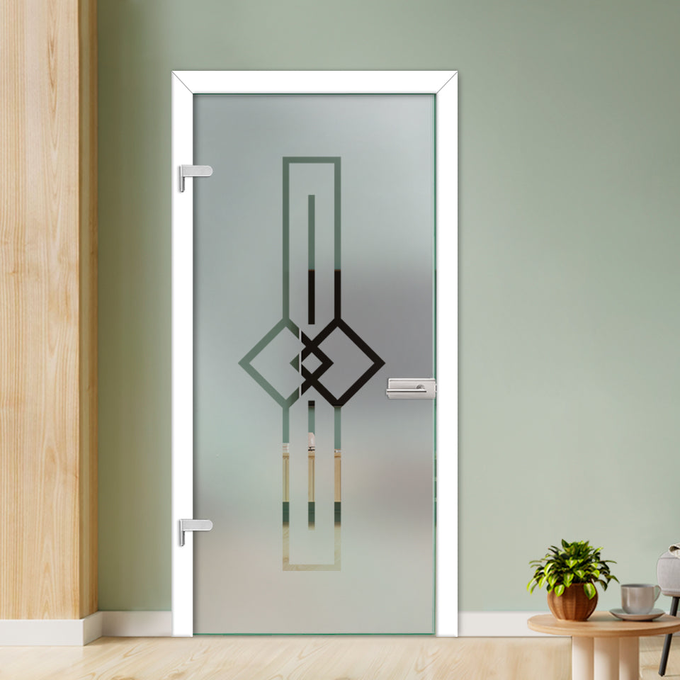 Puerta De Vidrio Con Bisagras PCH1-2756