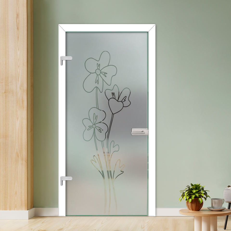Puerta De Vidrio Con Bisagras PCH1-2755