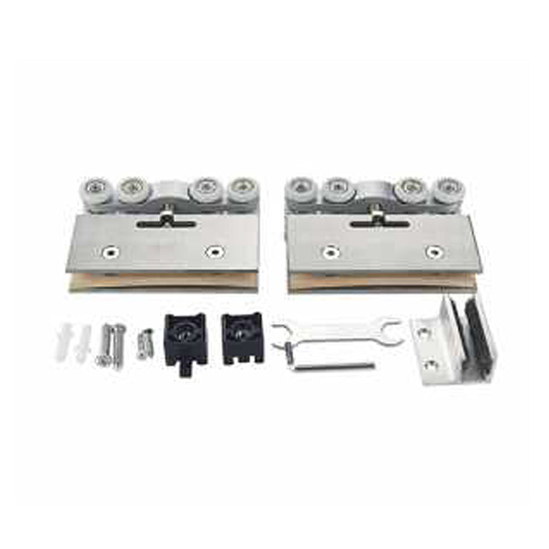Puerta Corrediza De Vidrio Sin Marco Para Closet de 3 Hojas CBF-0056
