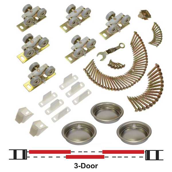 PUERTA DE CLOSET CON 3 PANELES - FULL-PRIVADO Y VIDRIO PINTADO BLANCO