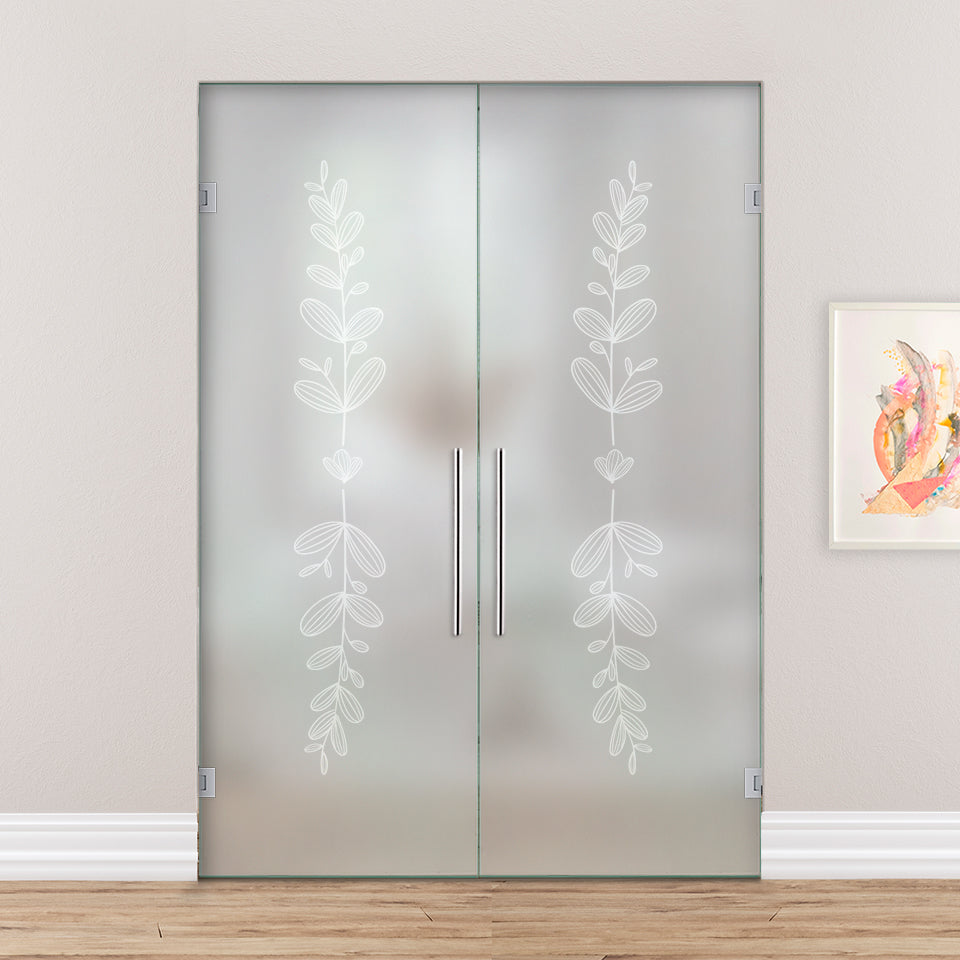 Puerta De Cristal Giratoria Doble PVB2-2170