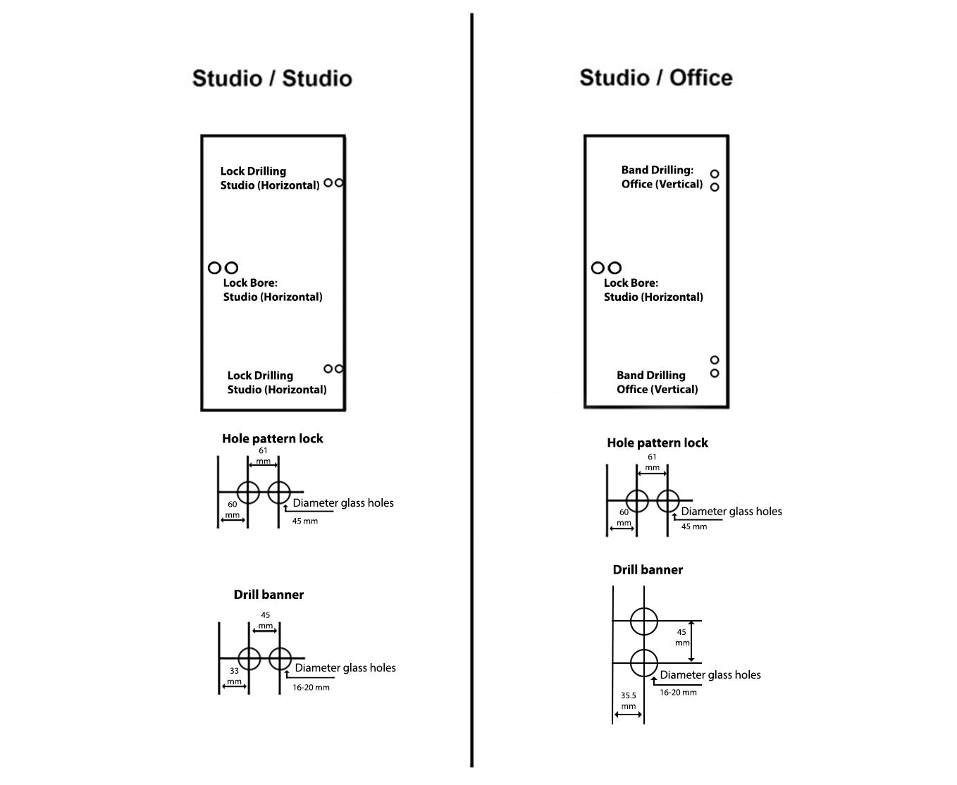 Cerradura De Acero Inoxidable Mate (Cuadrada) MSL - 1196