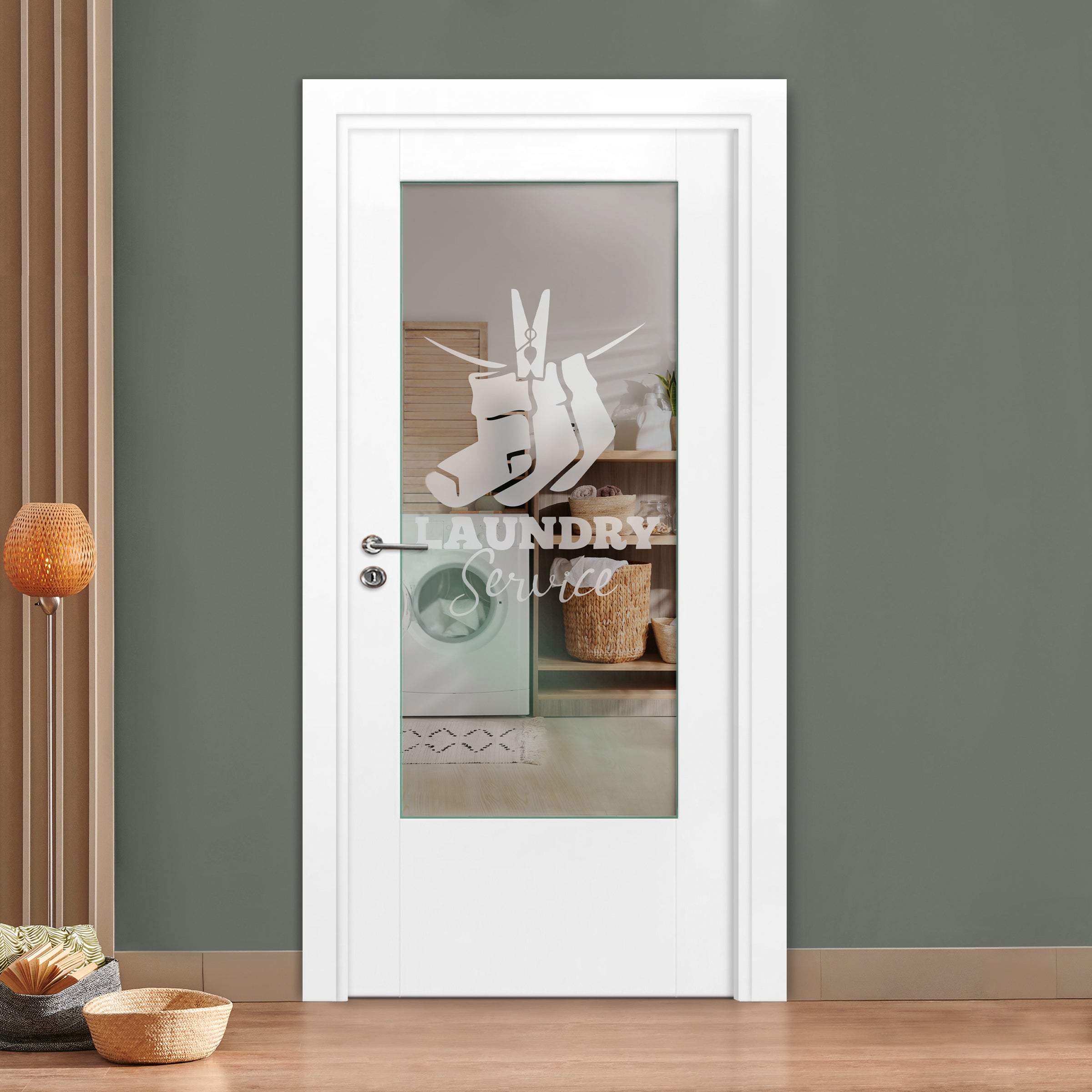 Puerta Interior Con Vidrio Esmerilado IFGL-1250