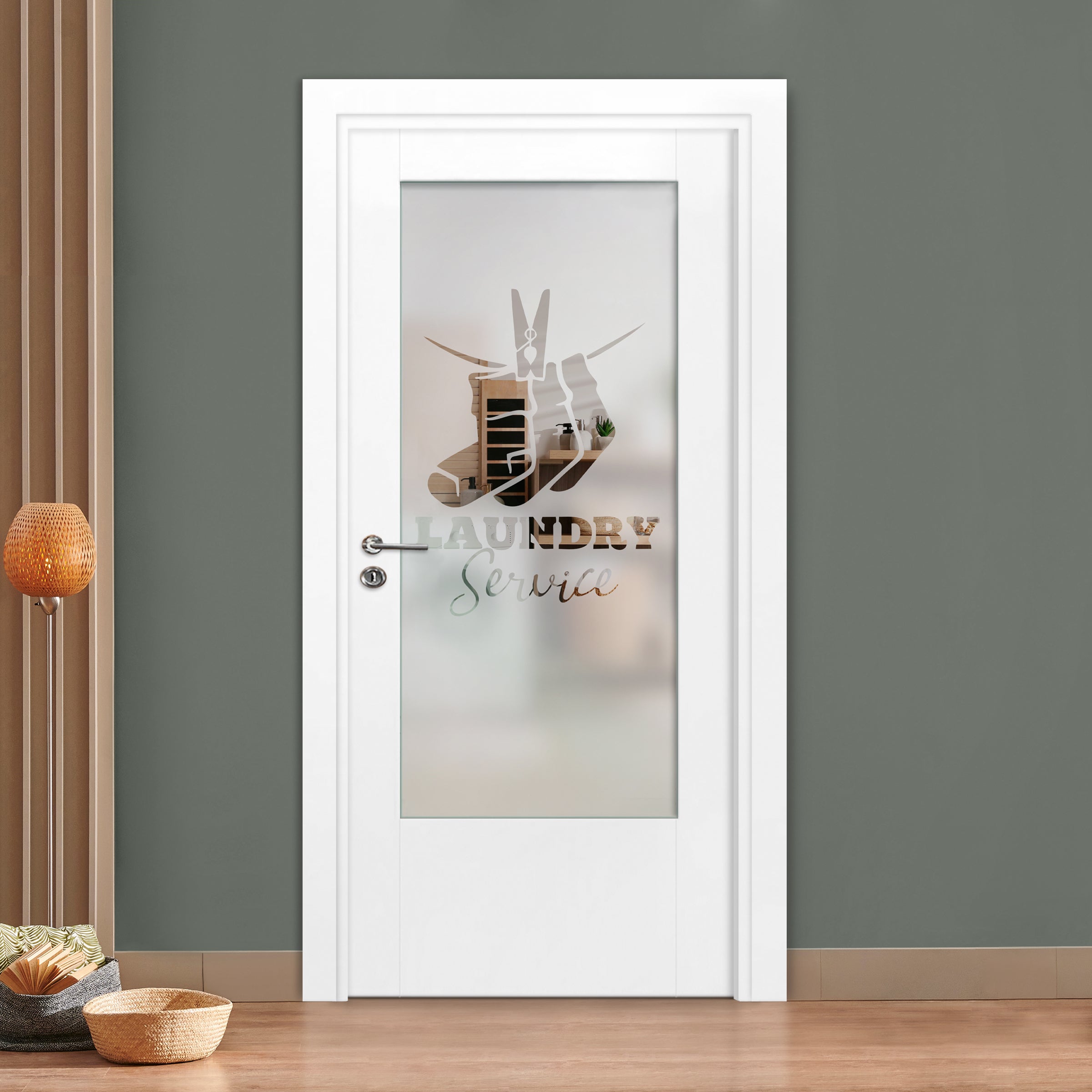 Puerta Interior Con Vidrio Esmerilado IFGL-1250