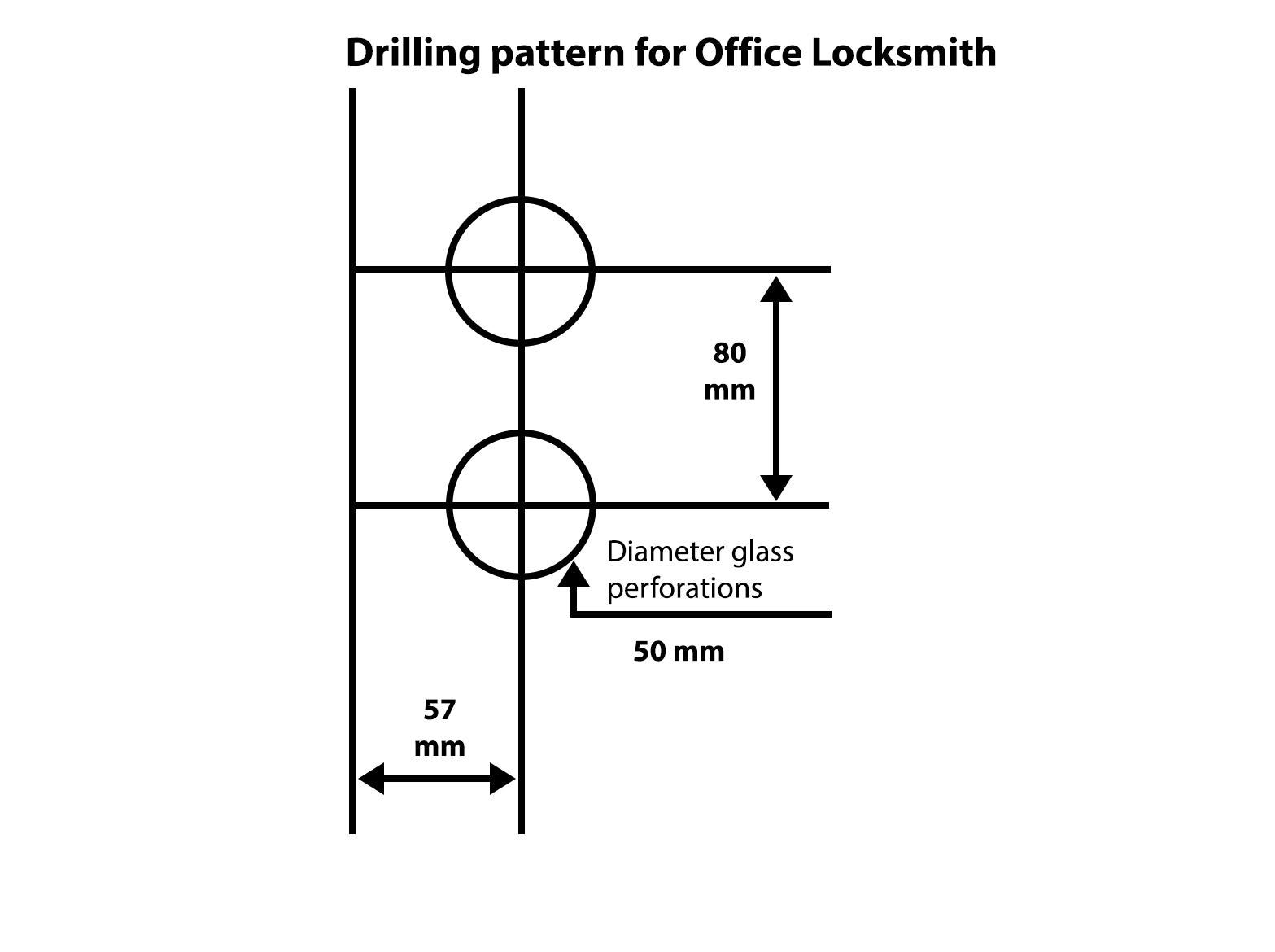 Cerradura De Oficina  (Oval) OL1 - 1198