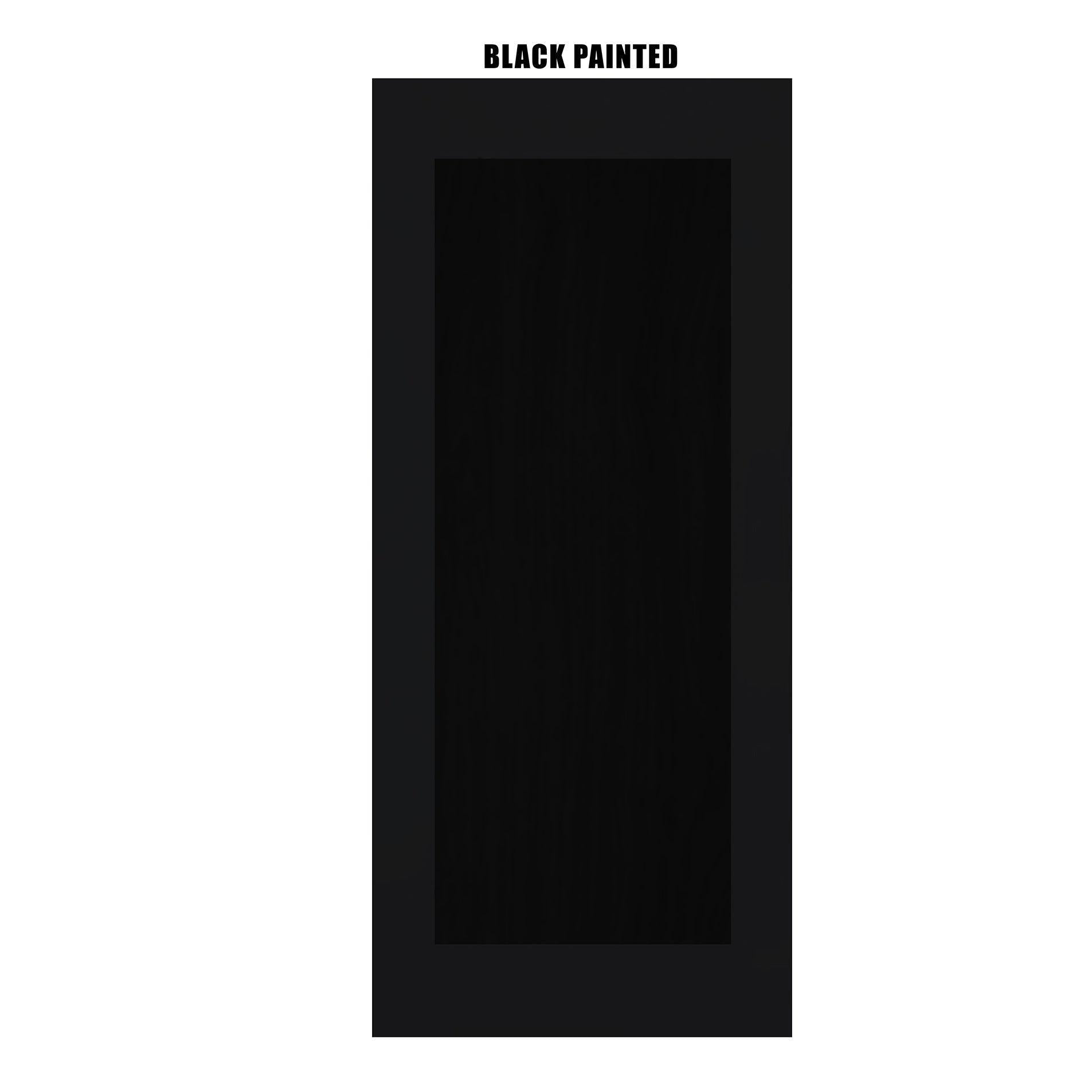 Puerta Corrediza De Madera Estilo Frances Con 9 Paneles de Espejo Insertado MEPC-1029