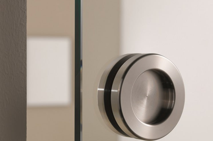 Puerta Corrediza De Vidrio Sin Marco Para Closet de 3 Hojas CBF-0056