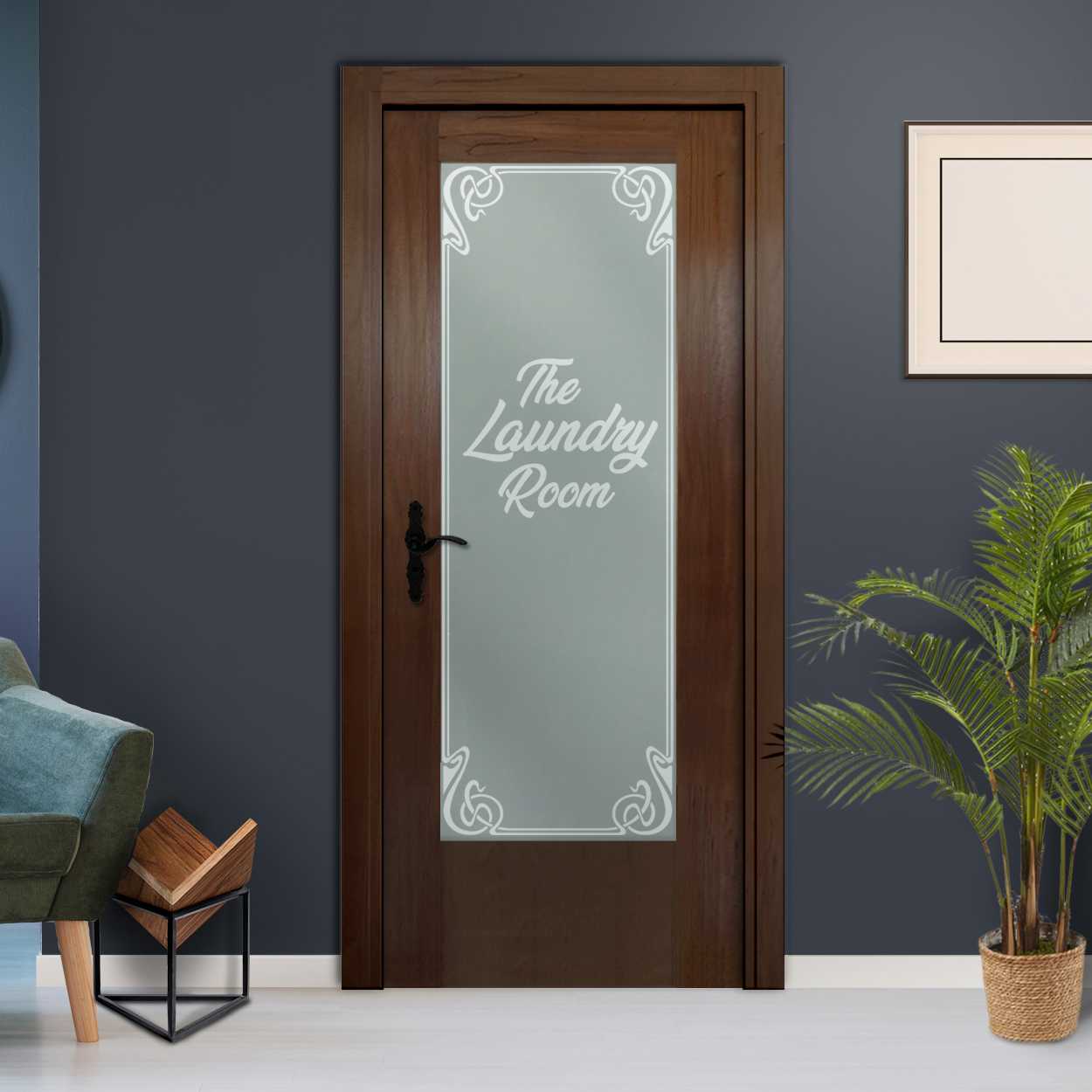 Laundry Interior Doors with Glass Insert CHMDI-000Cl