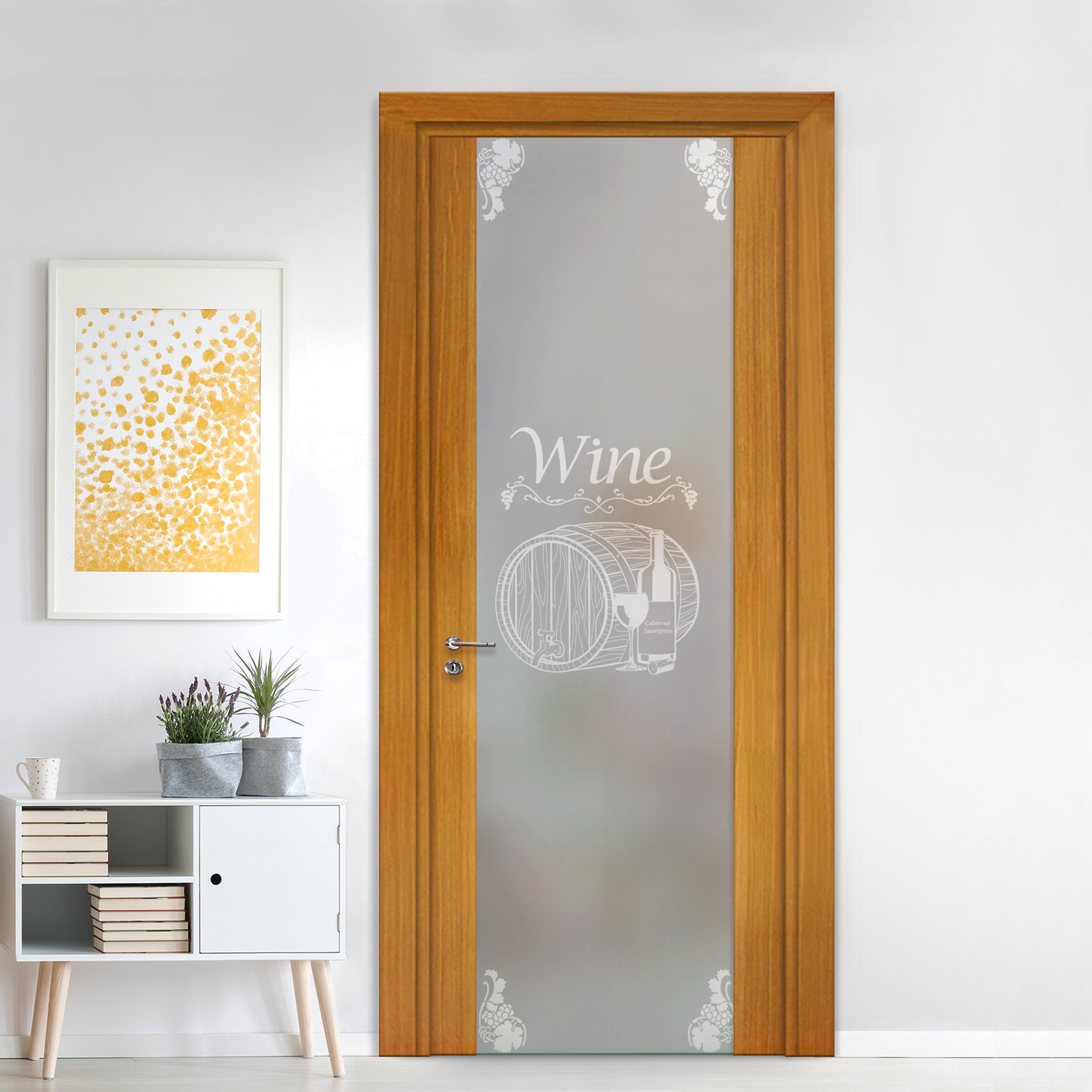 Puerta Interior De Vidrio Esmerilado PICM-1259