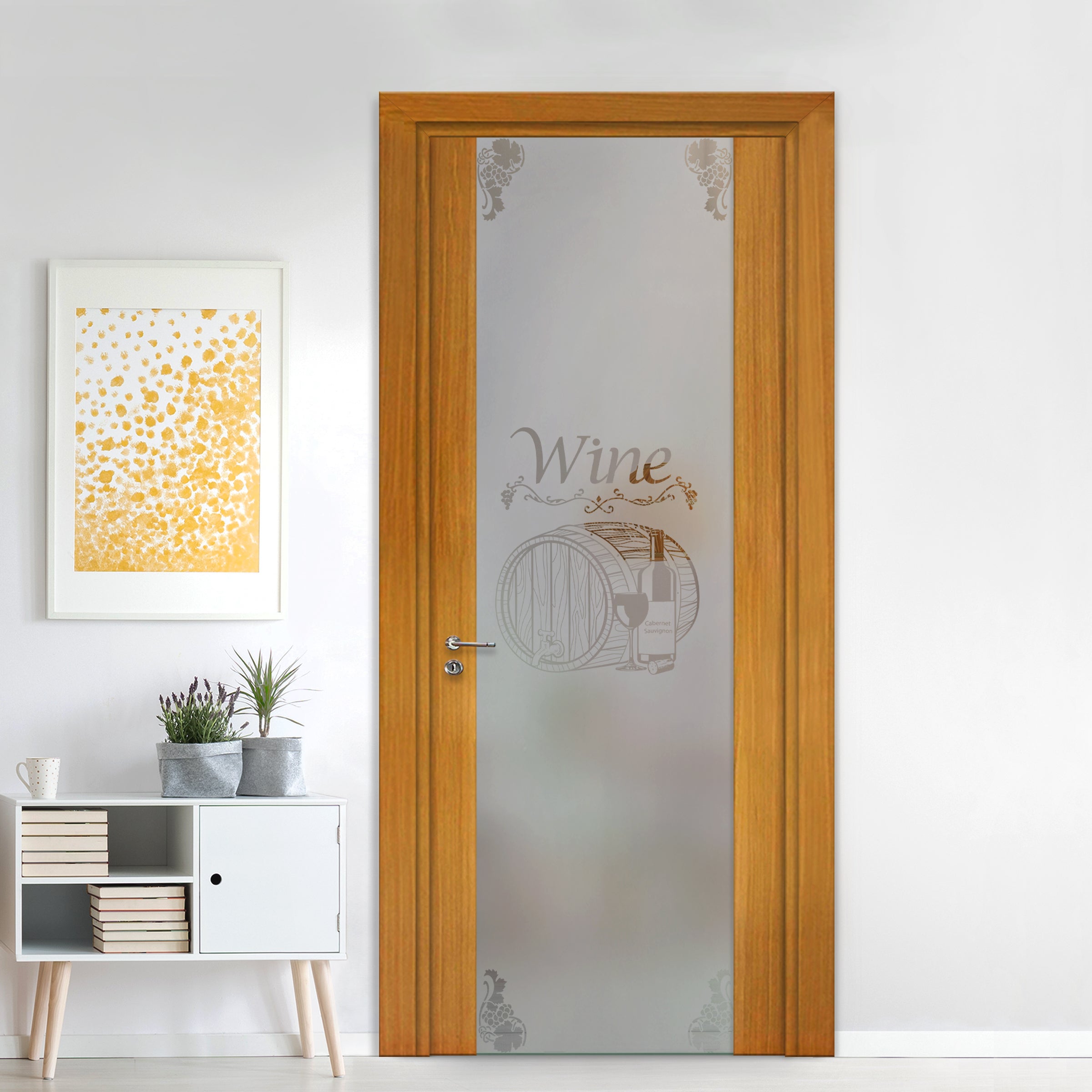 Puerta Interior De Vidrio Esmerilado PICM-1259